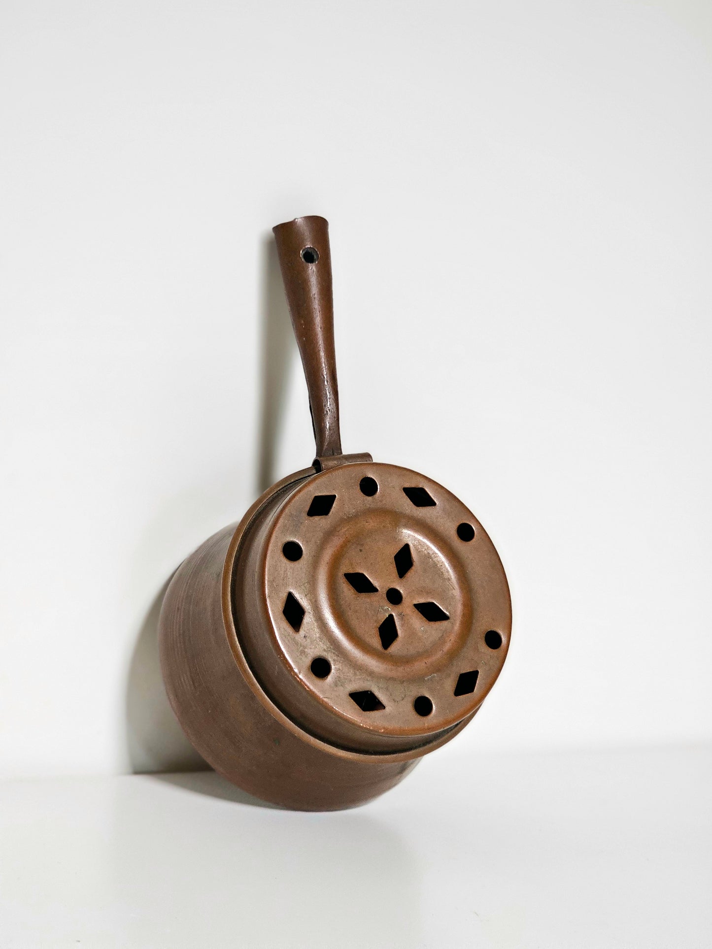 Antique Copper Chestnut Roaster
