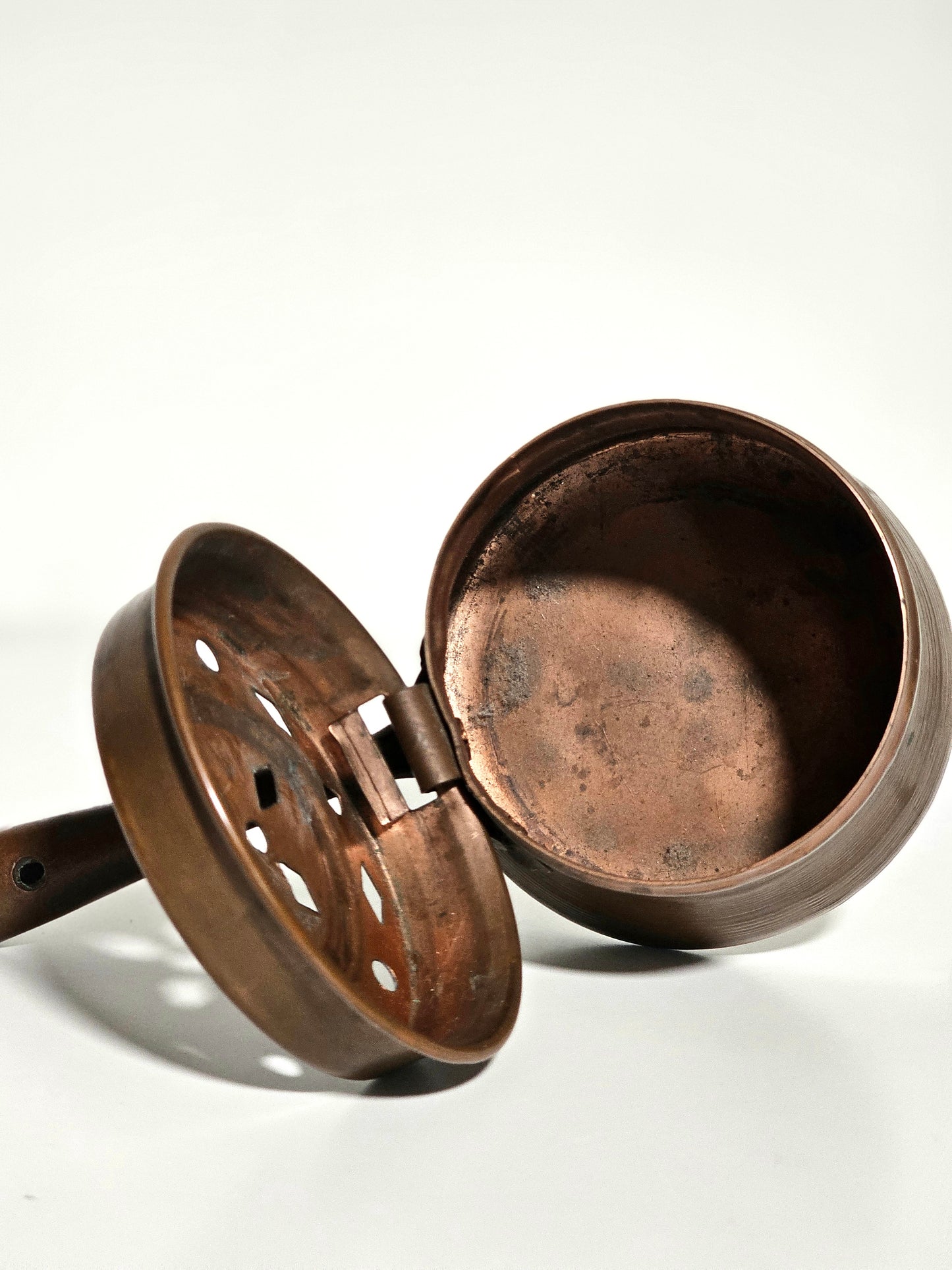 Antique Copper Chestnut Roaster