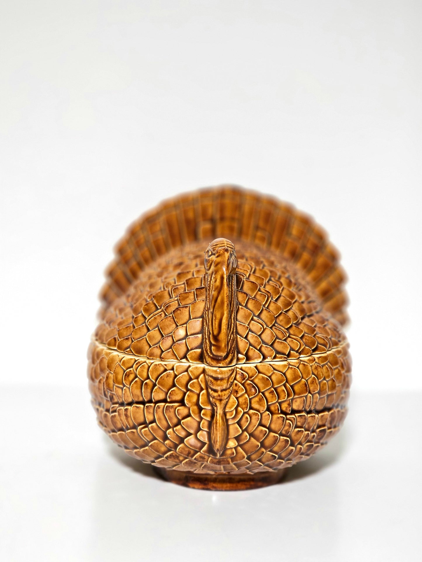 Ceramic Turkey Centerpiece Jar