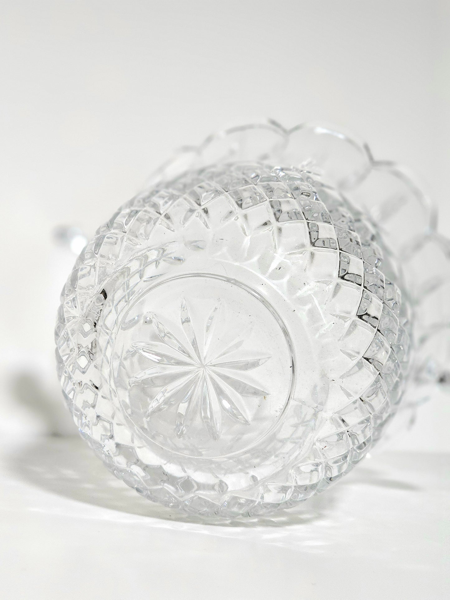 Diamond Cut Godinger Crystal Ice Bucket