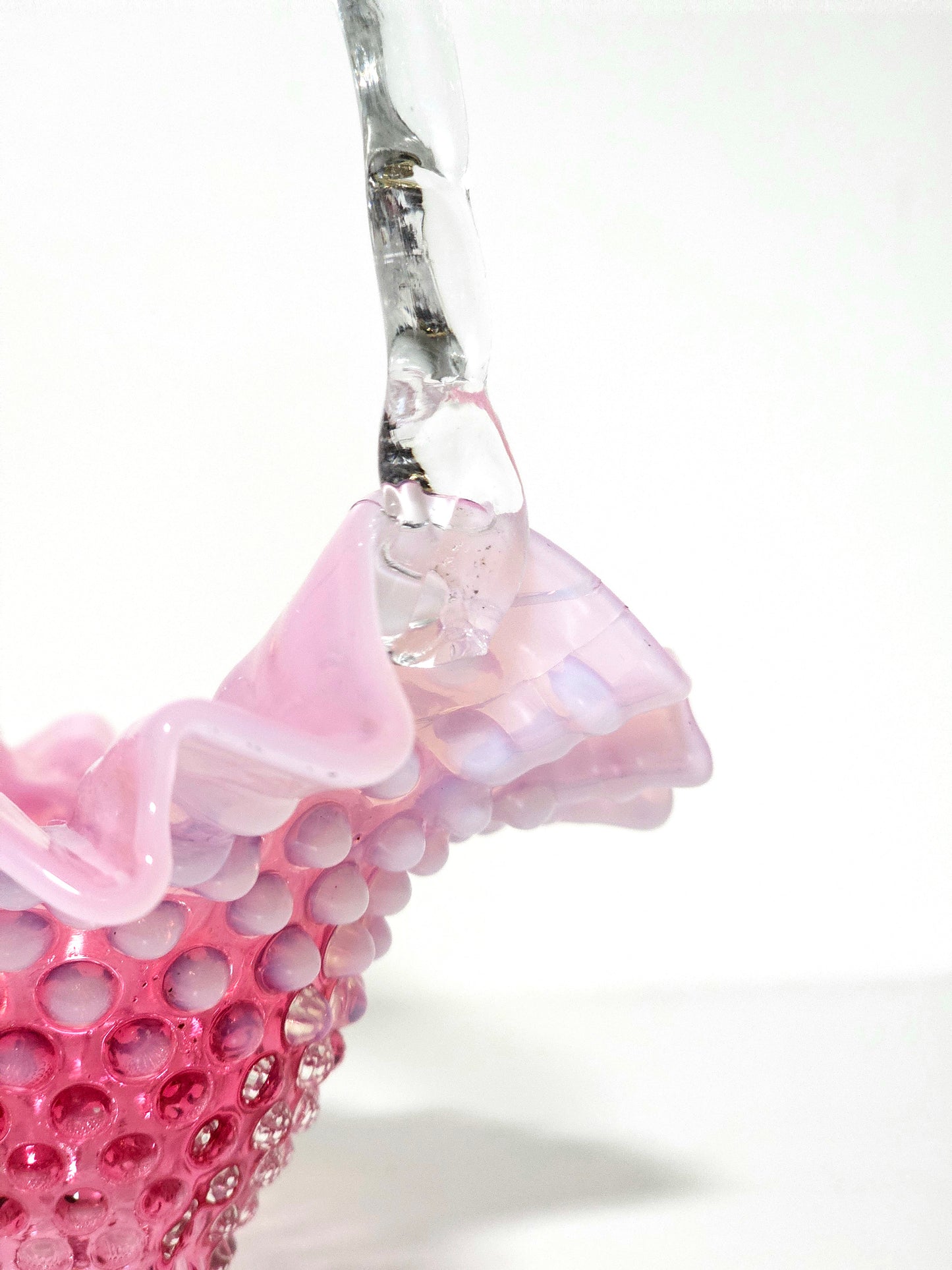 *READ* 1940's Fenton Opalescent Basket