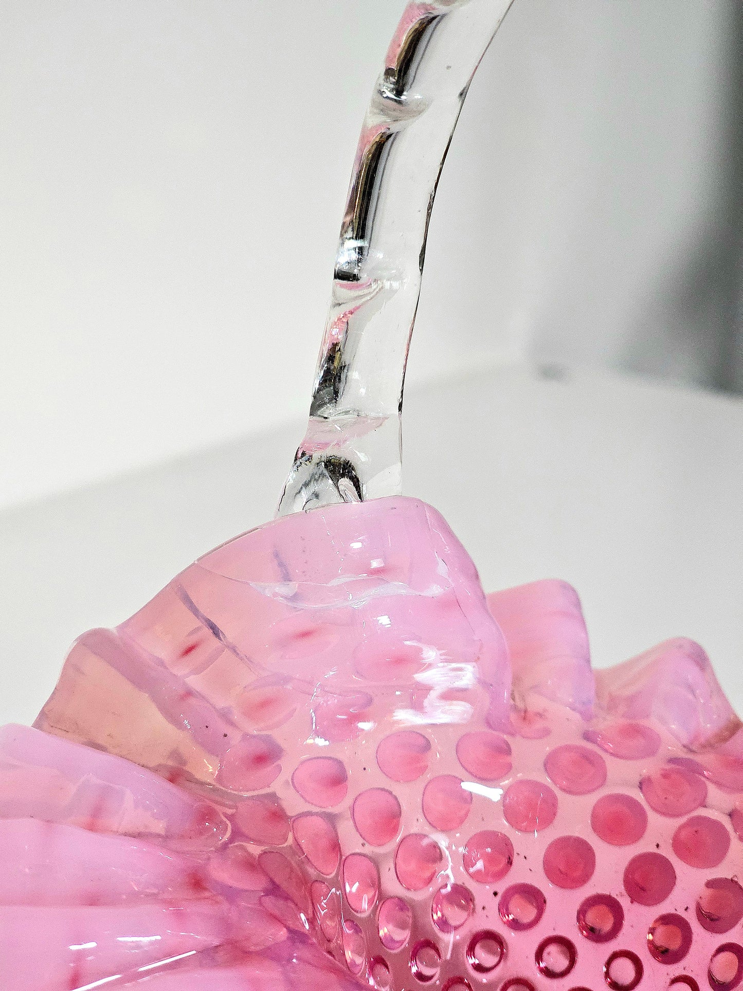 *READ* 1940's Fenton Opalescent Basket