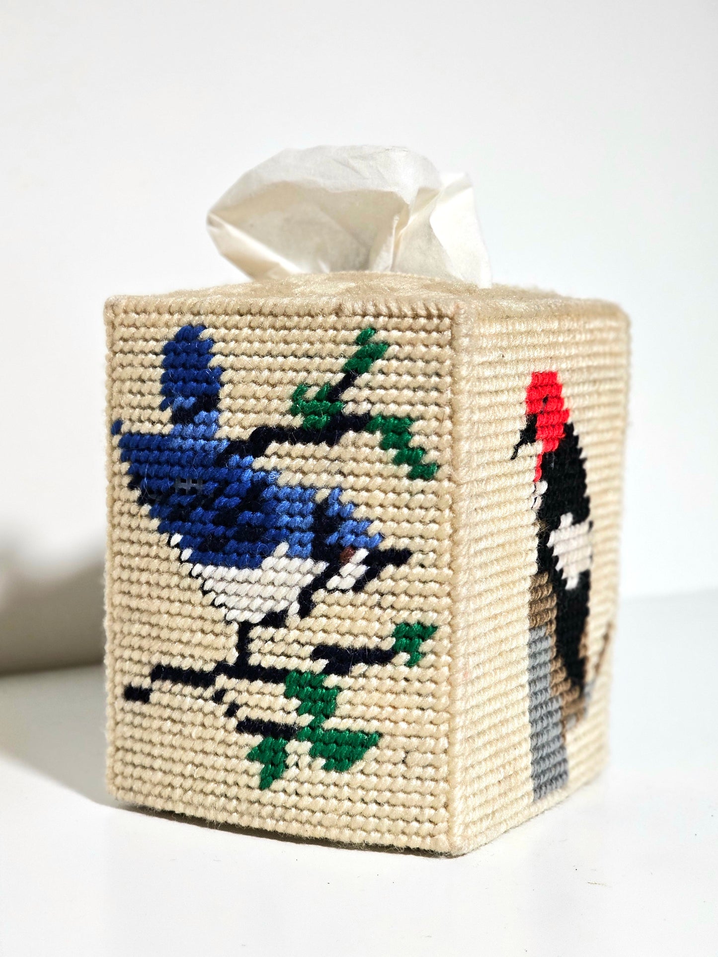 1981 Needlepoint Tissue Box