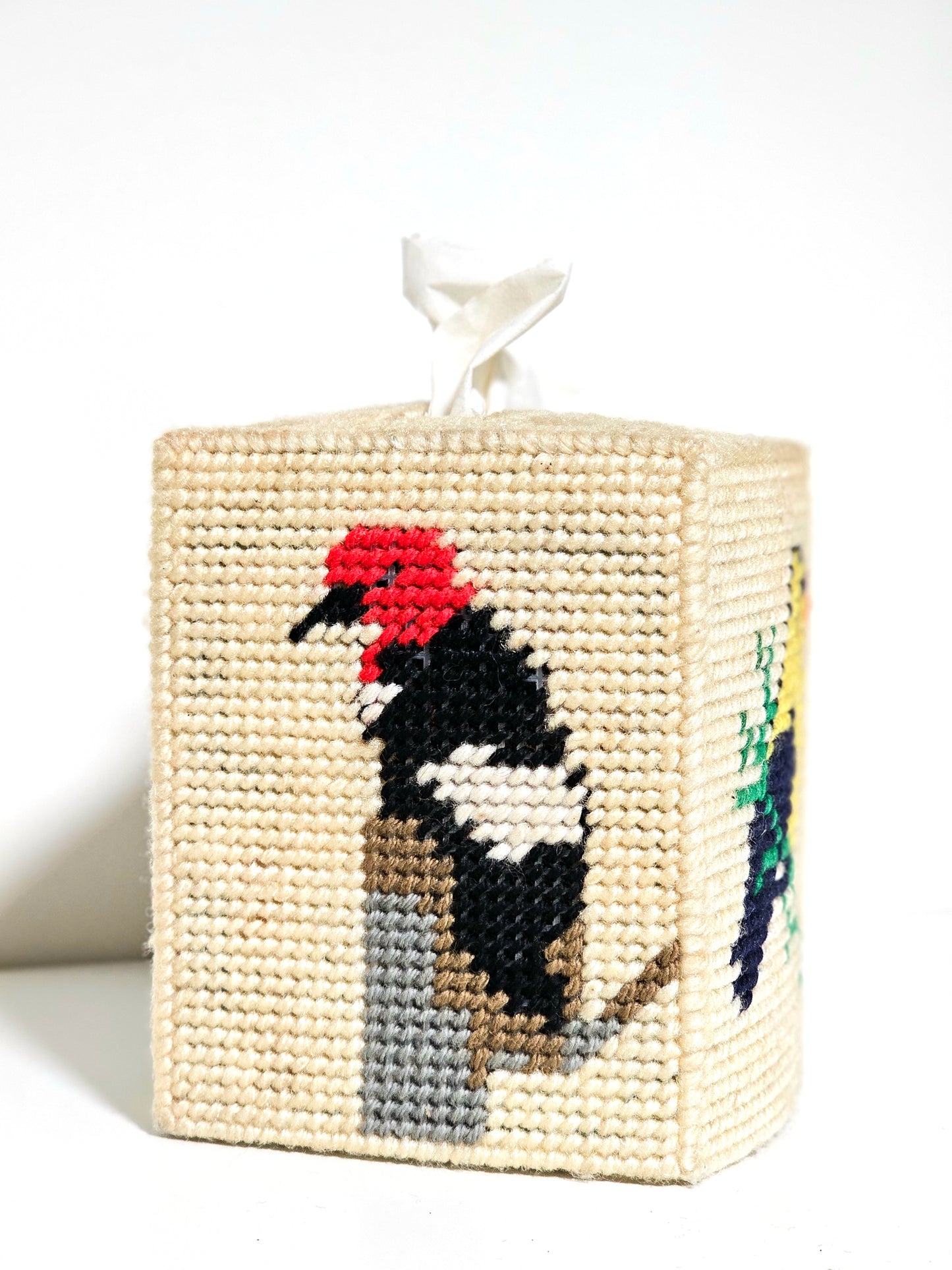 1981 Needlepoint Tissue Box
