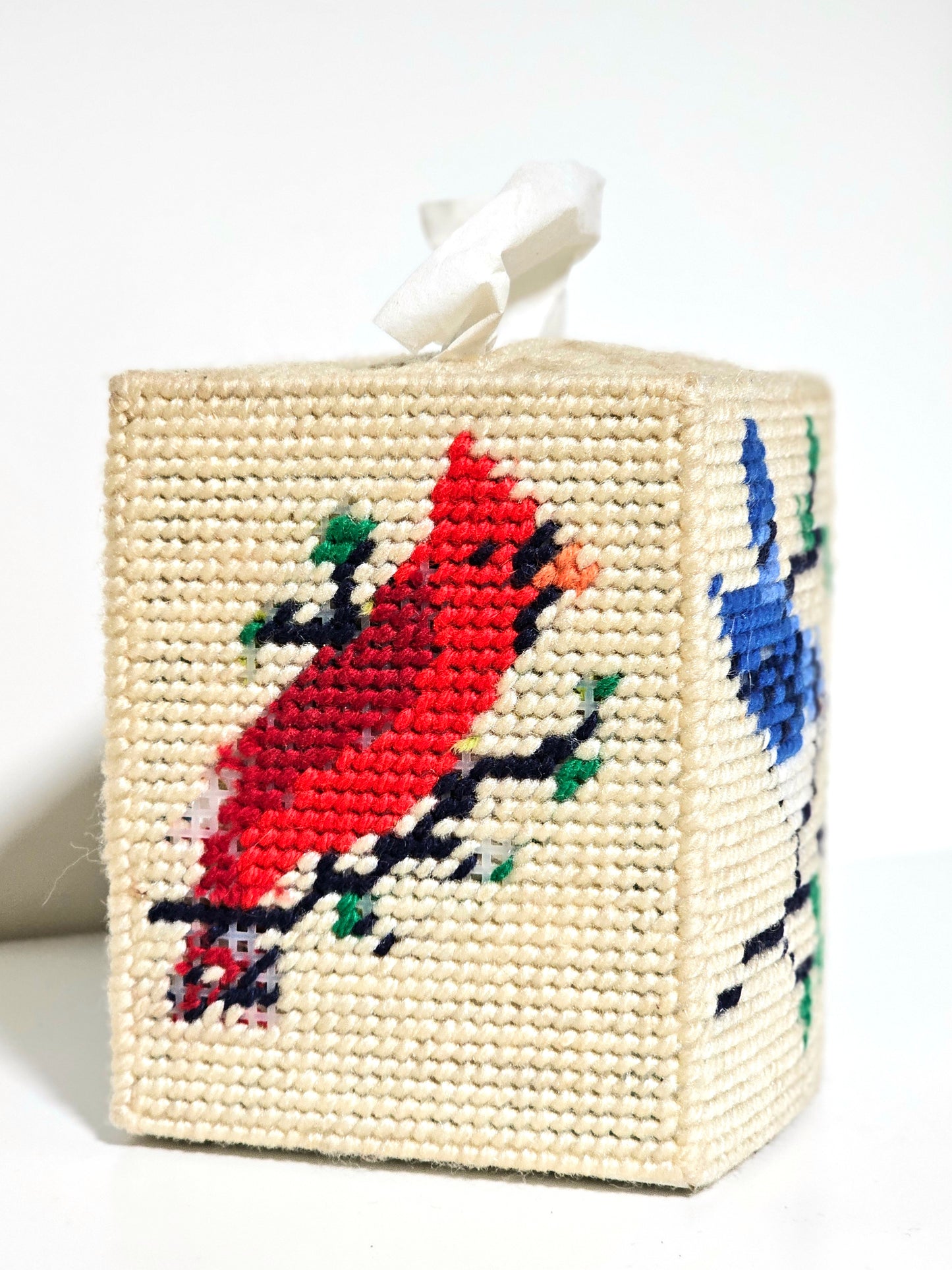 1981 Needlepoint Tissue Box