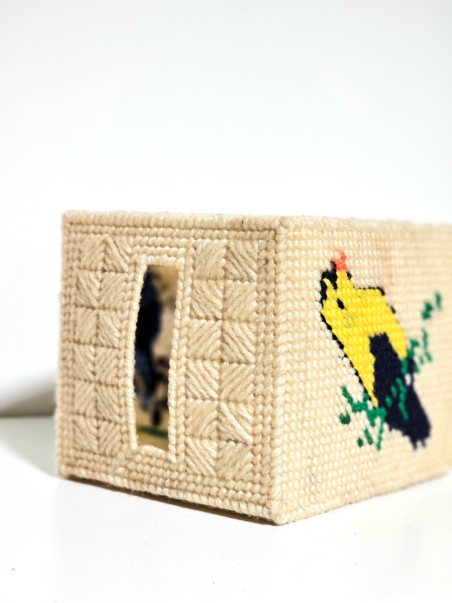1981 Needlepoint Tissue Box