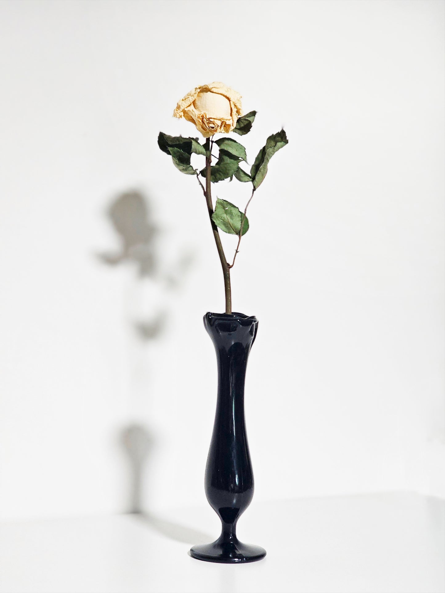 Amethyst Glass Swung Bud Vase