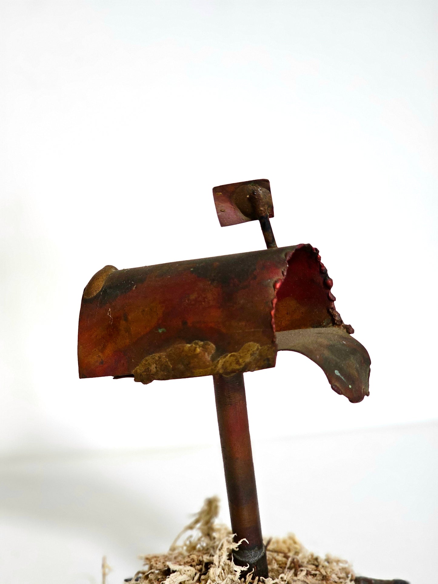 Handmade Folk Art Welded Mailbox