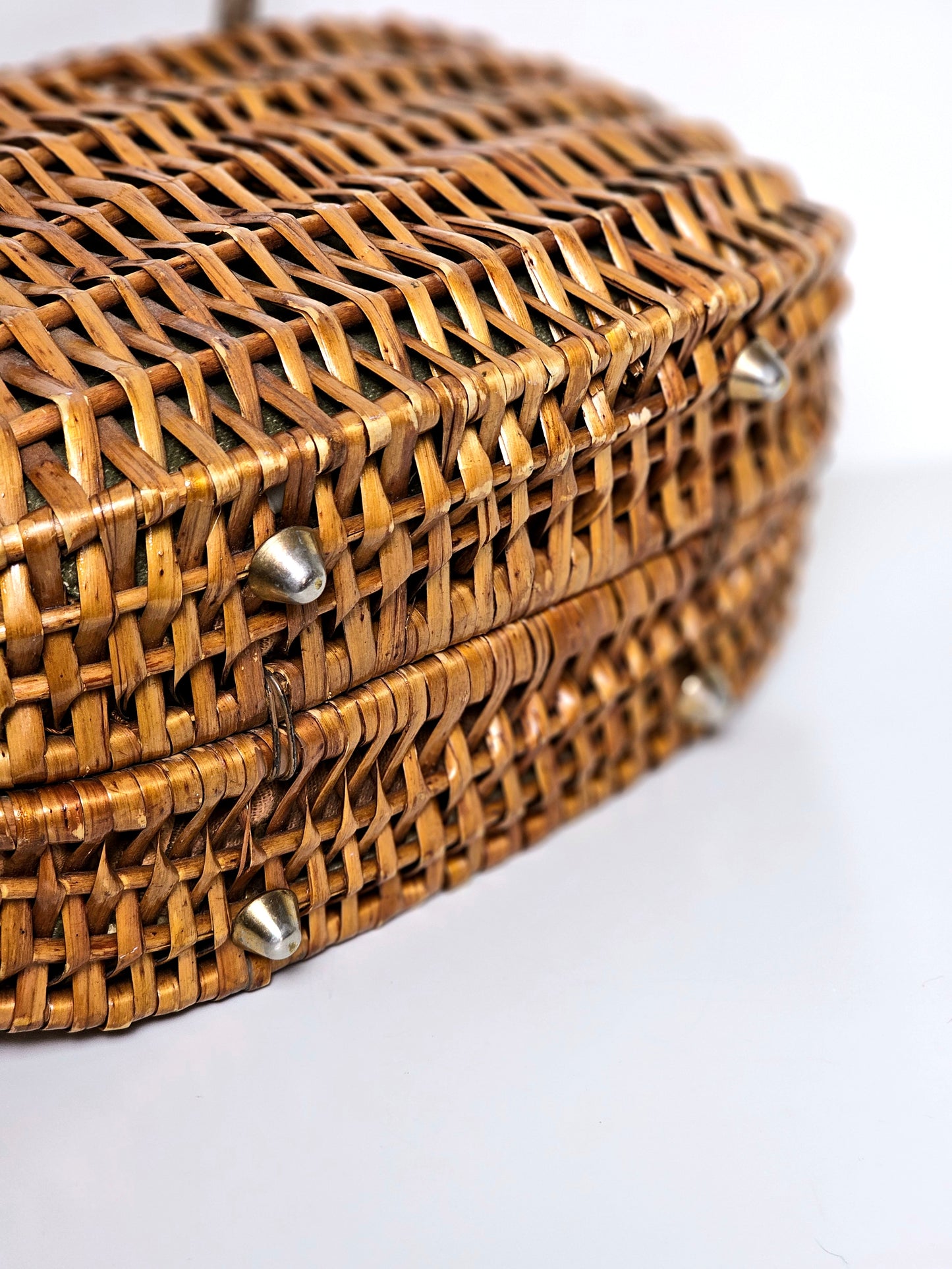 1960's Koret Oversize Wicker Purse