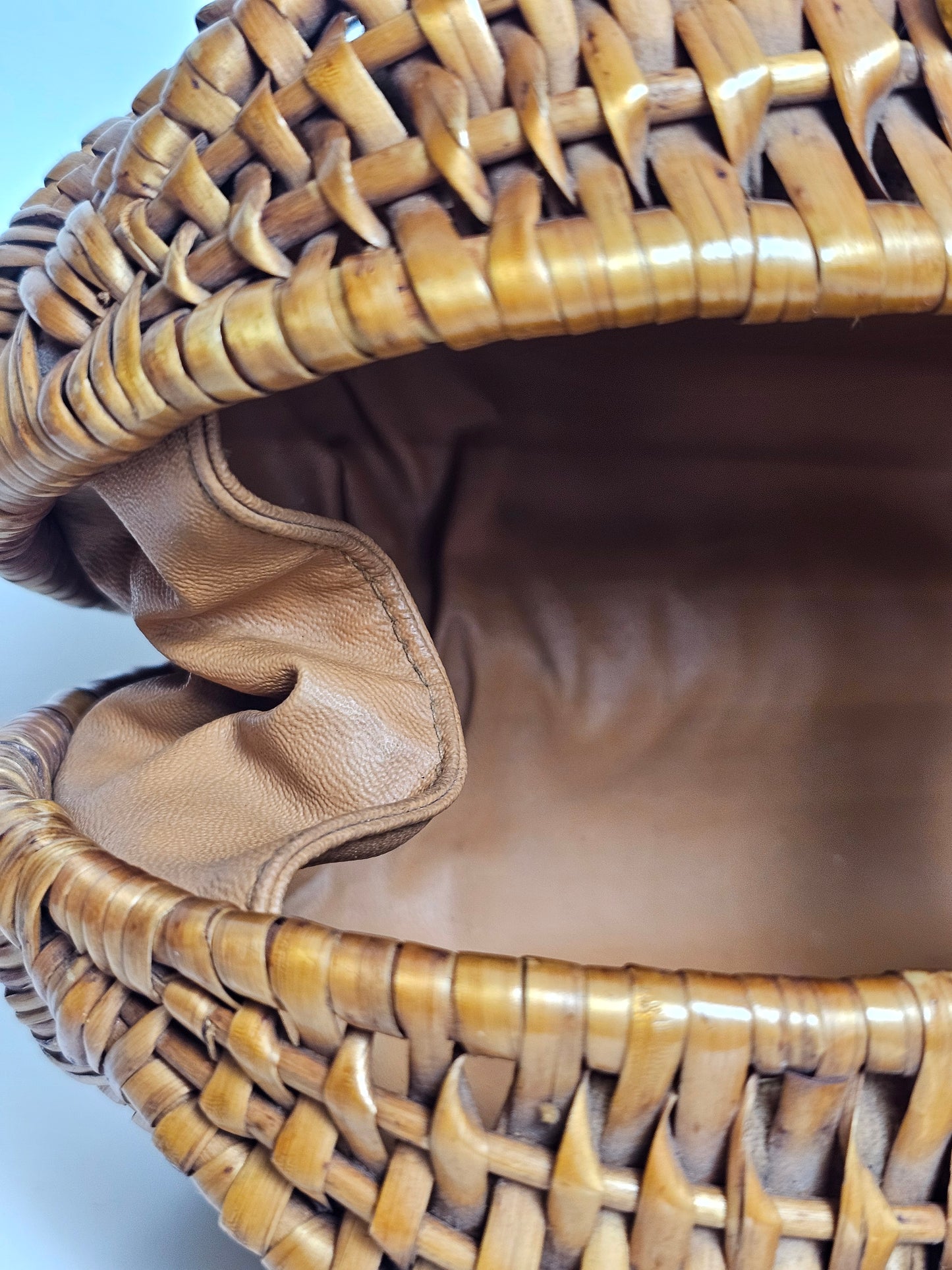 1960's Koret Oversize Wicker Purse