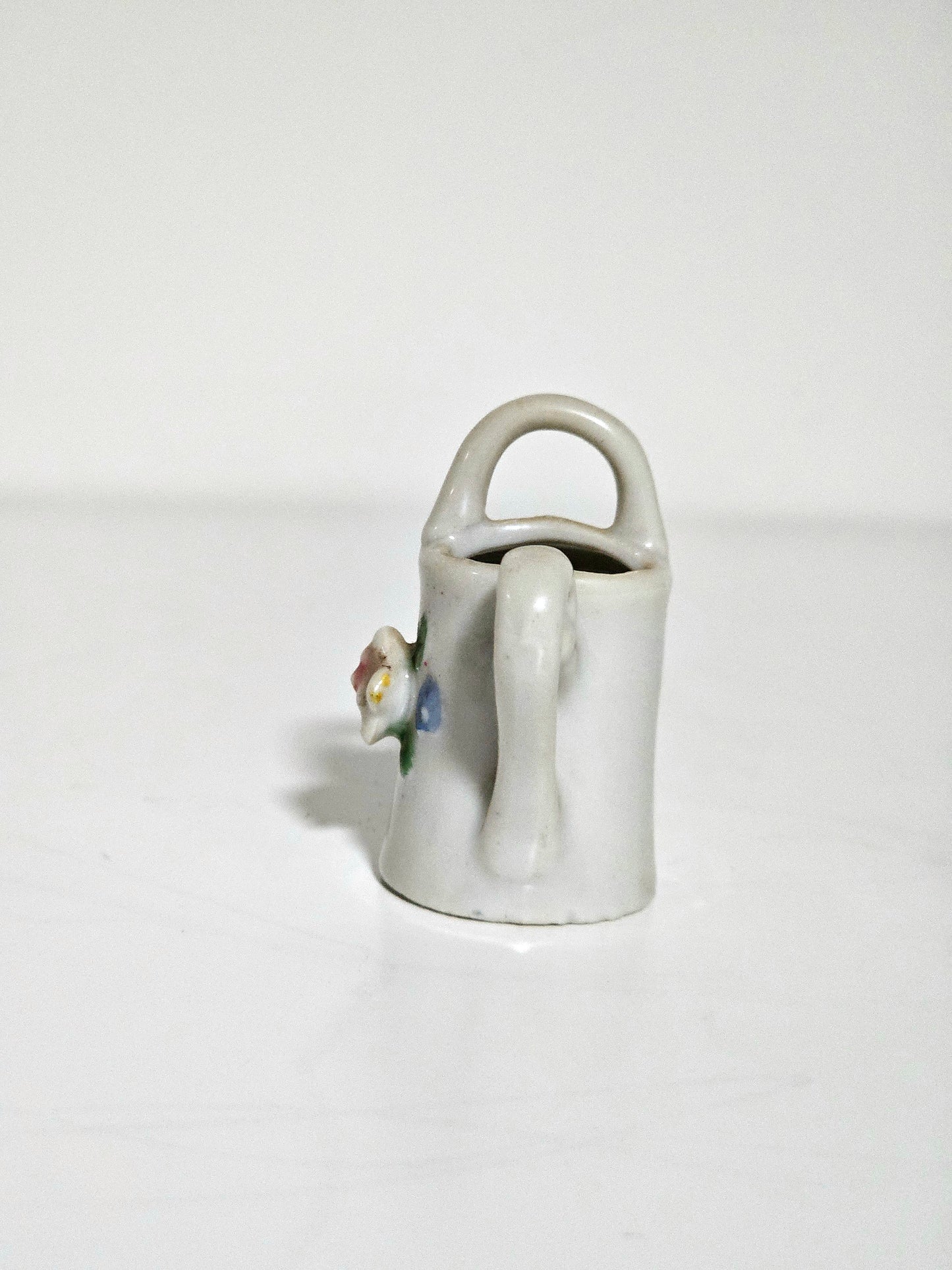 Miniature Porcelain Watering Can Planter