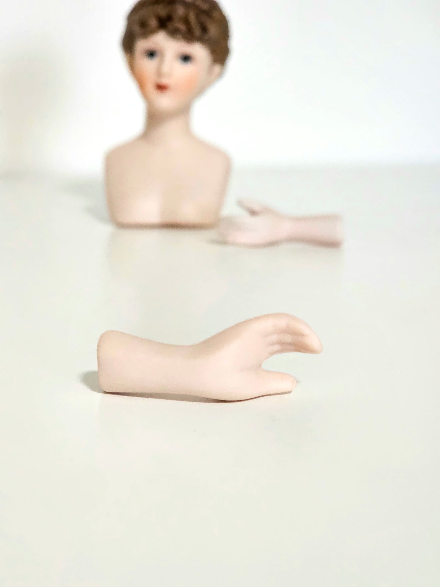 1993 Porcelain Doll Bust & Arms