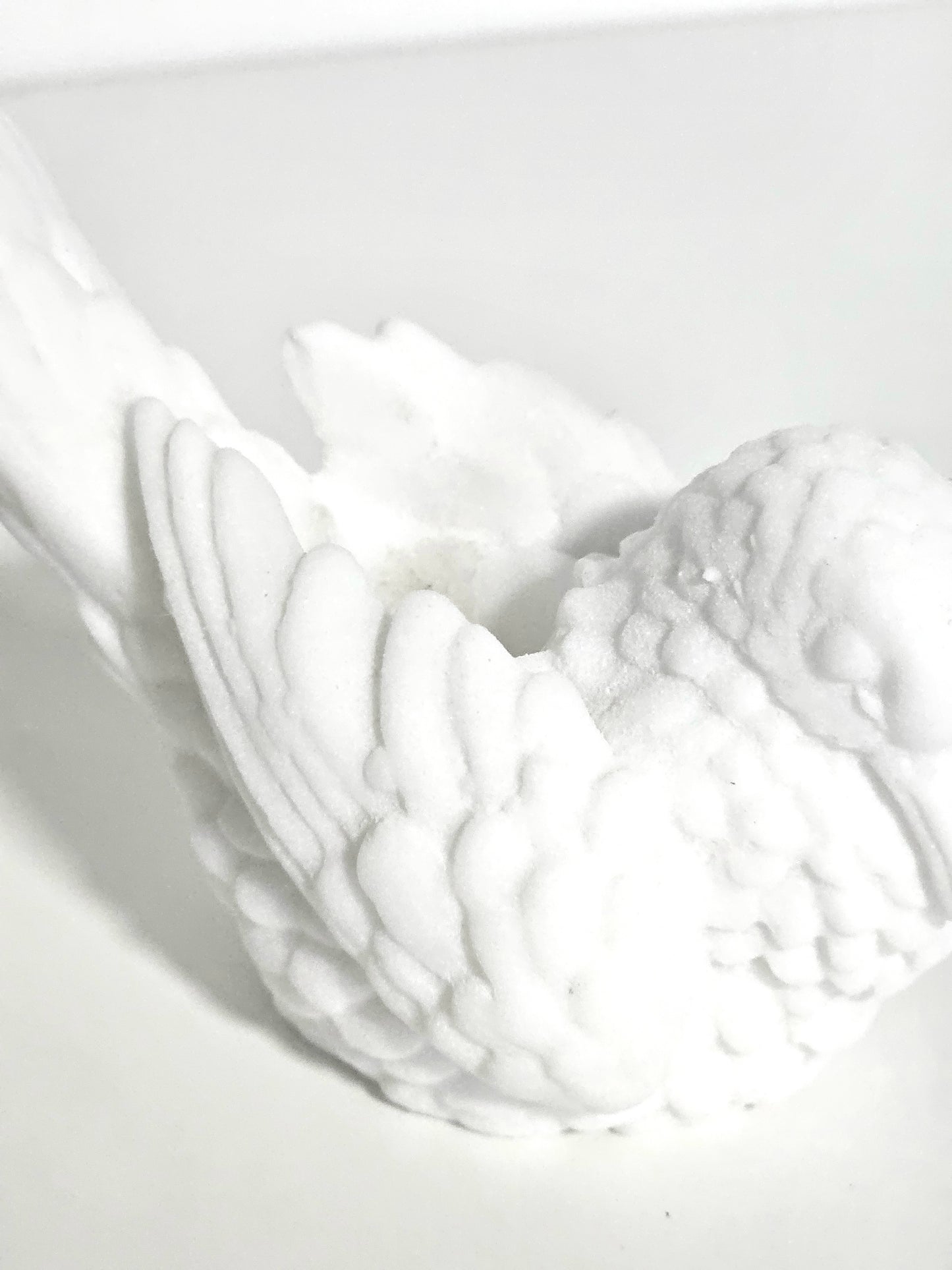 Santini Alabaster Dove Candleholder