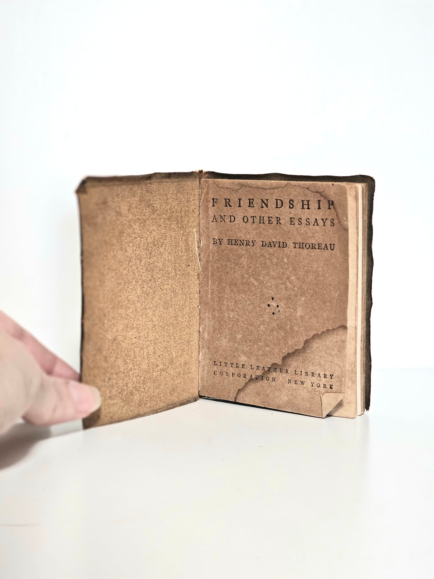 Antique 1920 Mini Leatherette