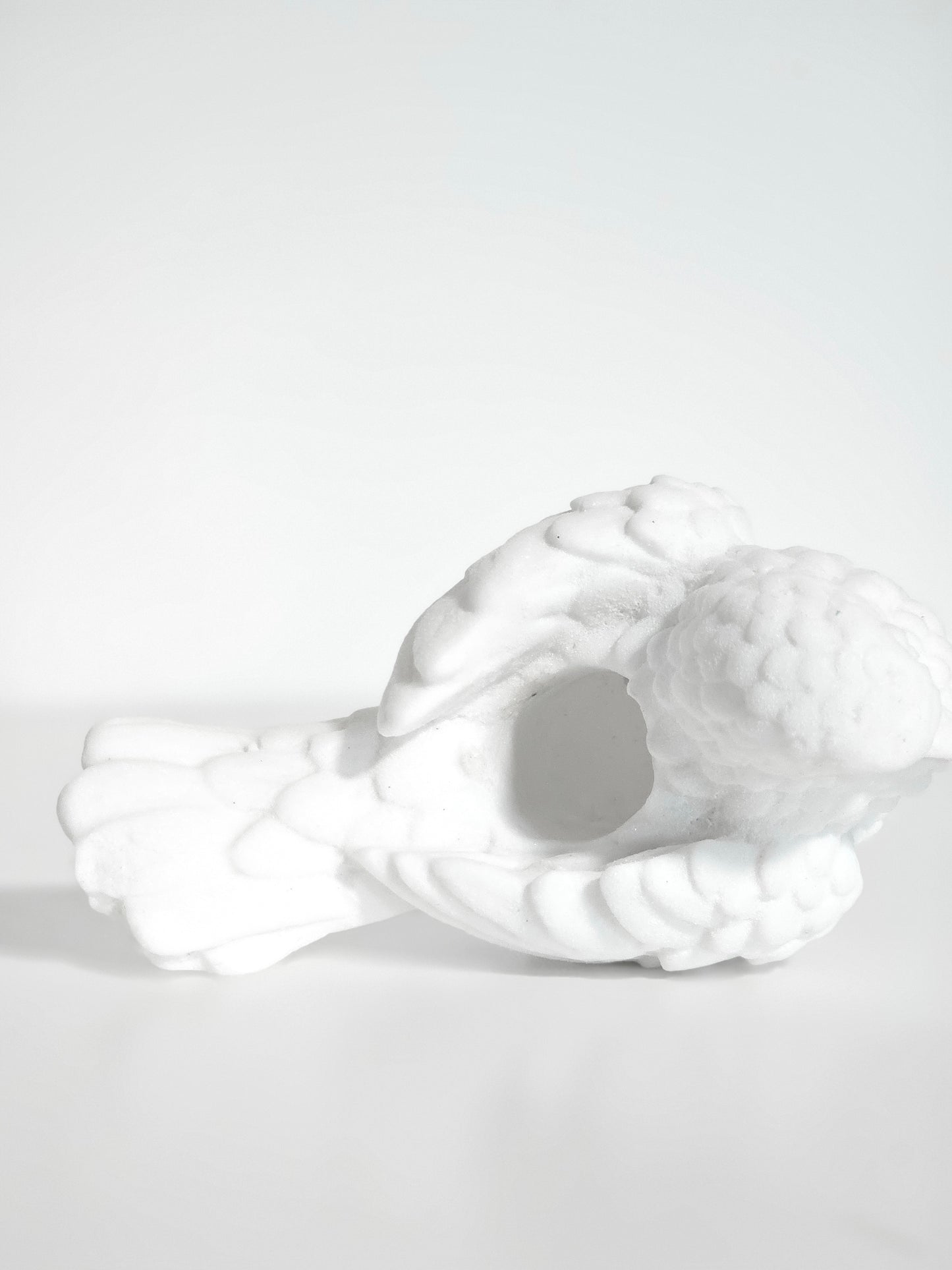 Santini Alabaster Dove Candleholder