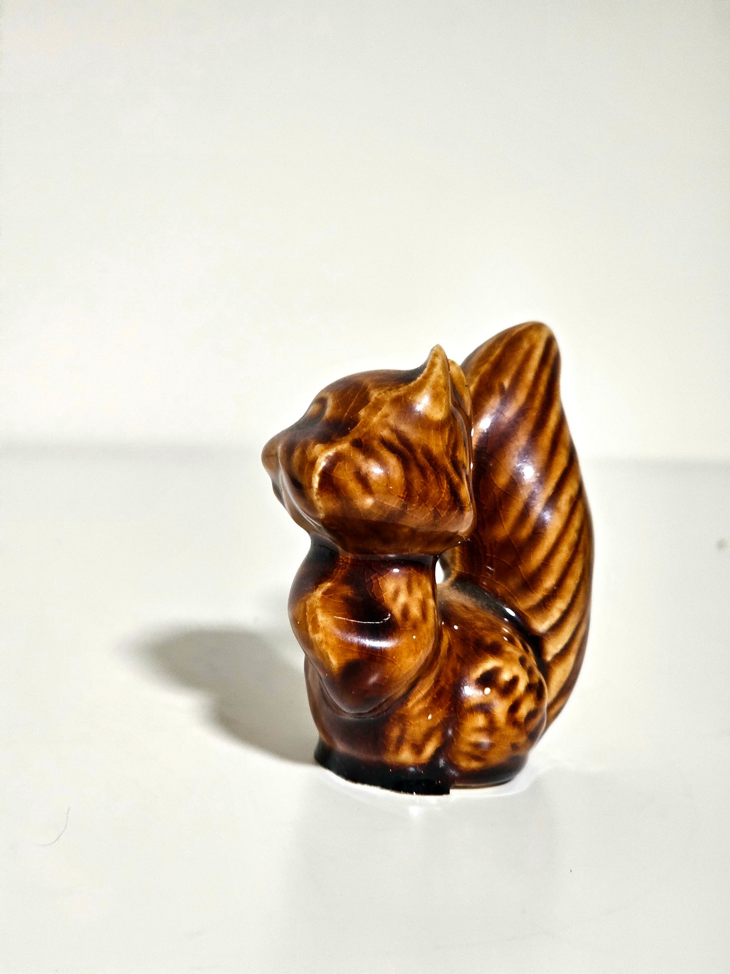 Glazed Vintage Ceramic Squirrel