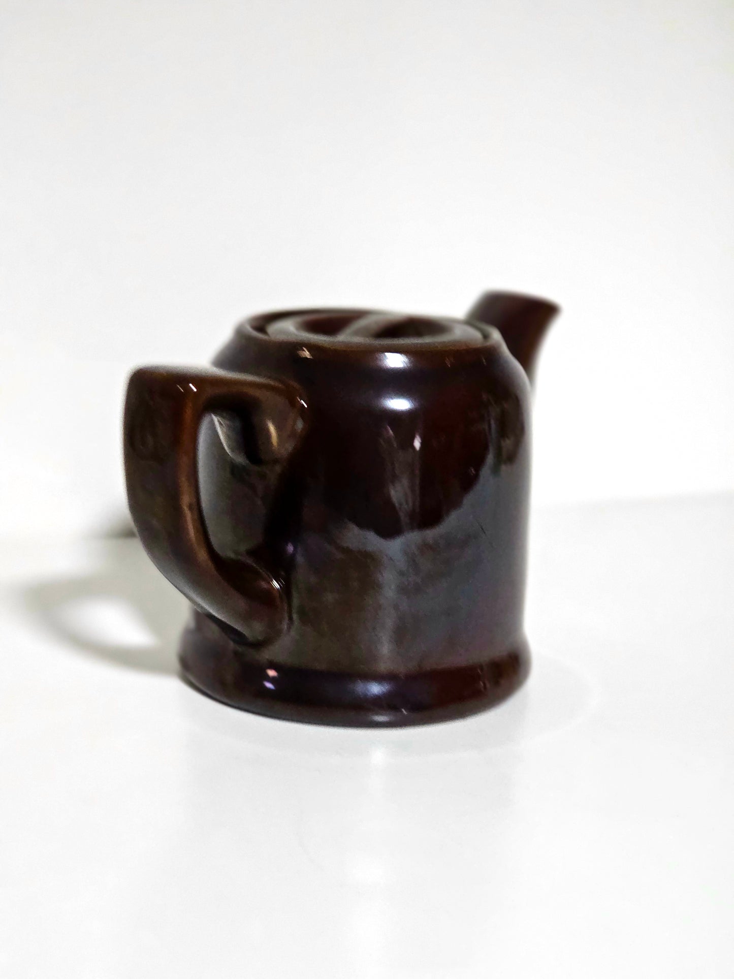 Red Clay Brown Glazed Teapot