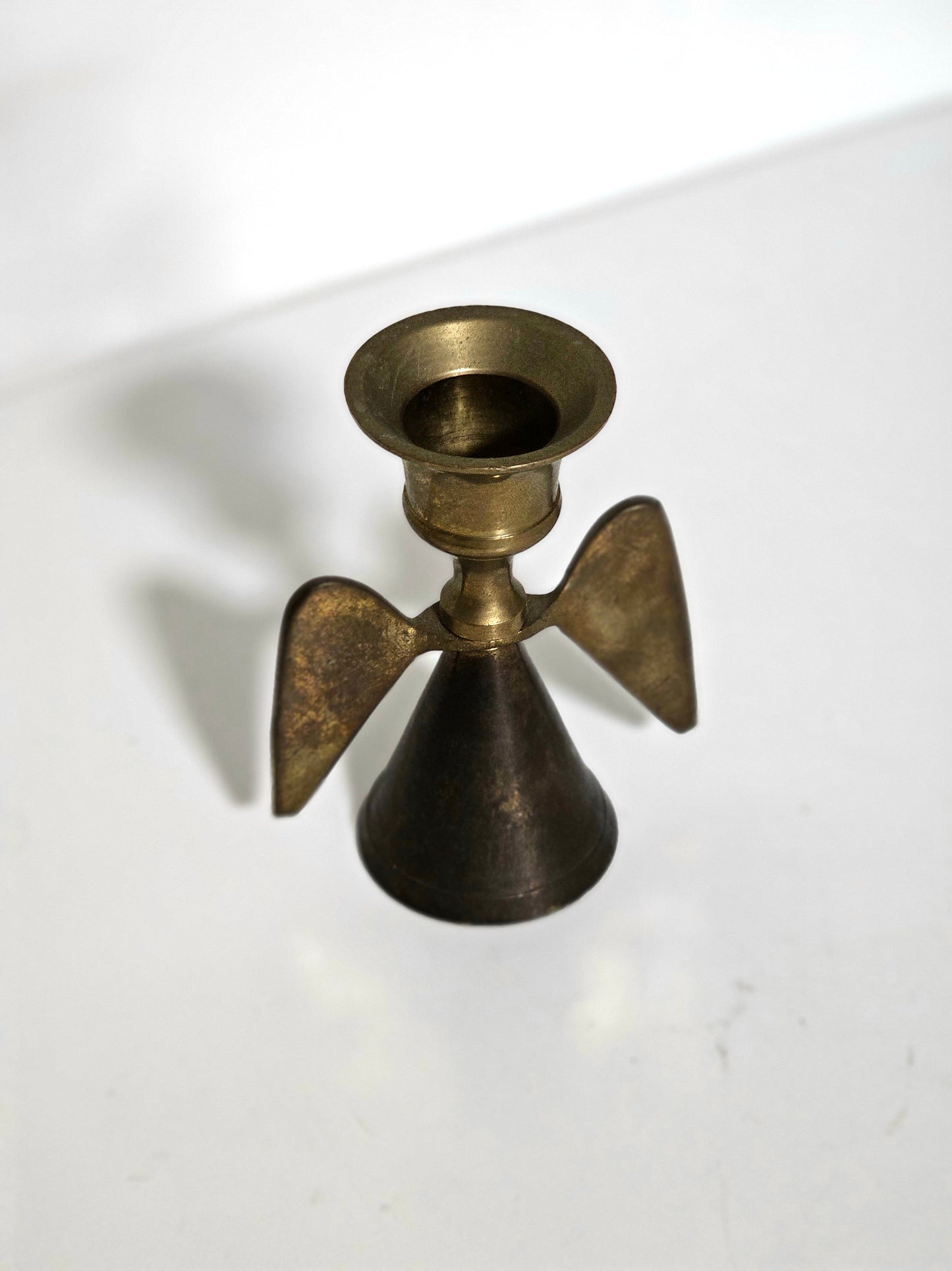 Brass Angel Candleholder