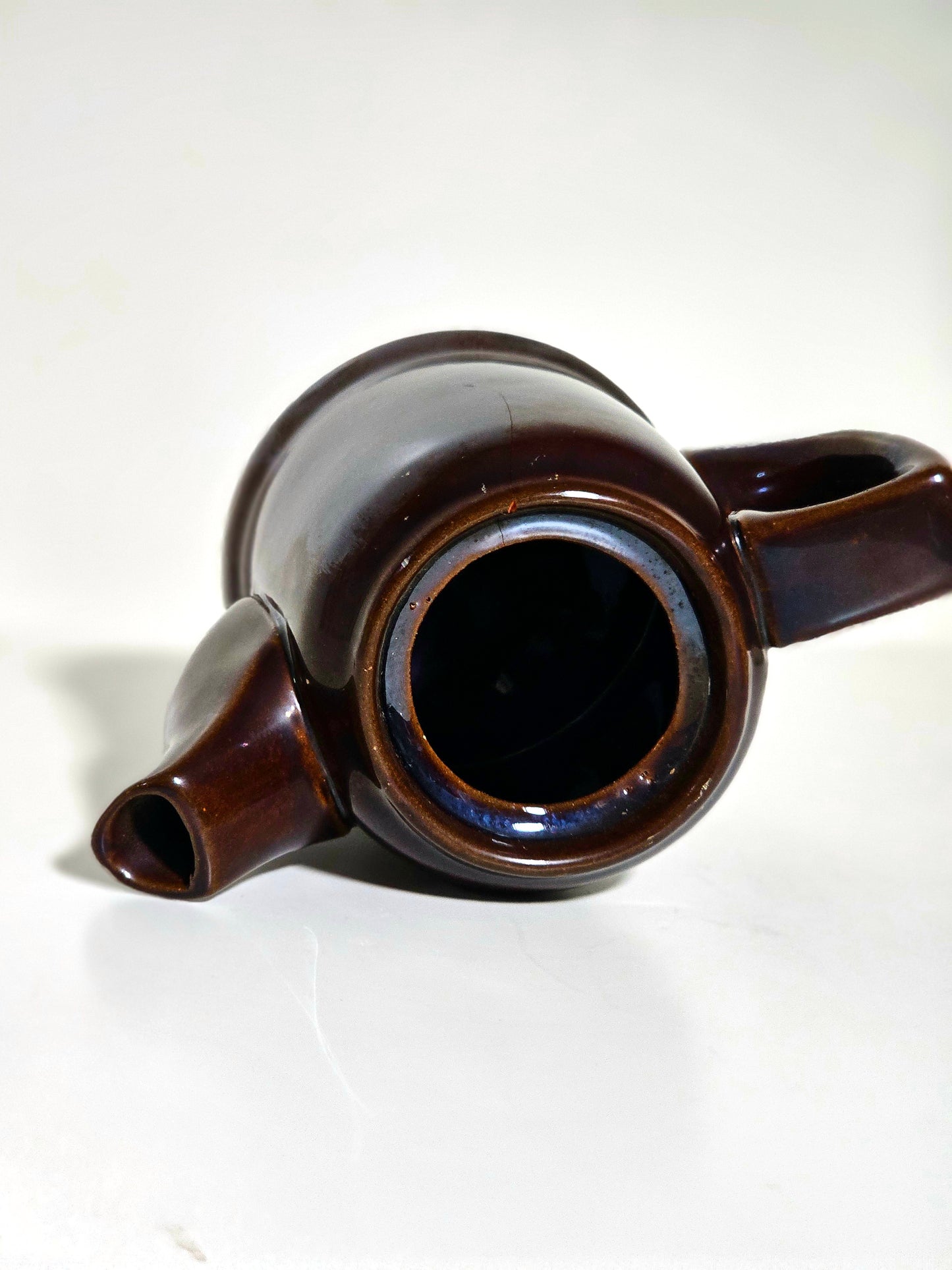 Red Clay Brown Glazed Teapot