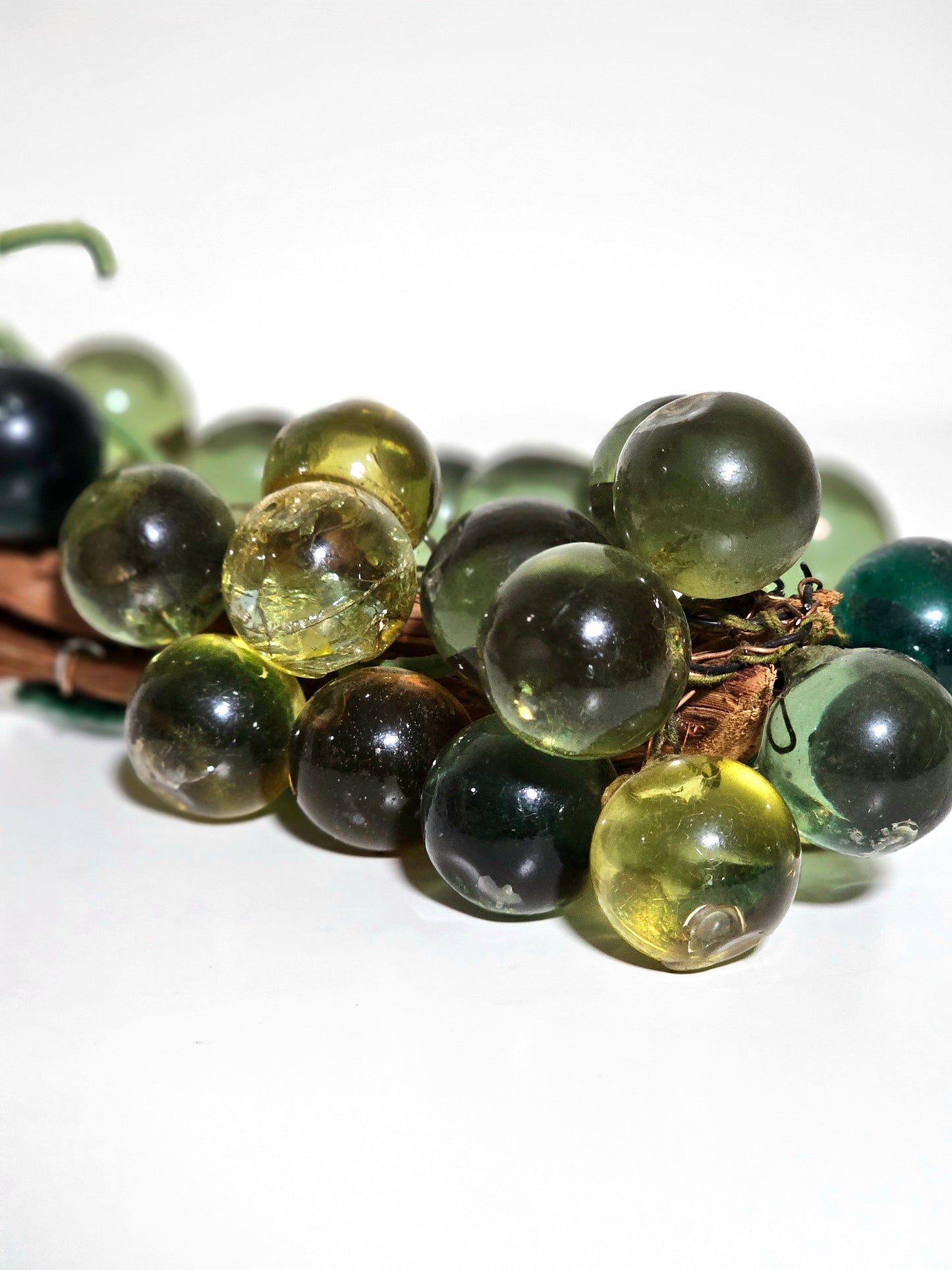 Medium Jade Lucite Grapes
