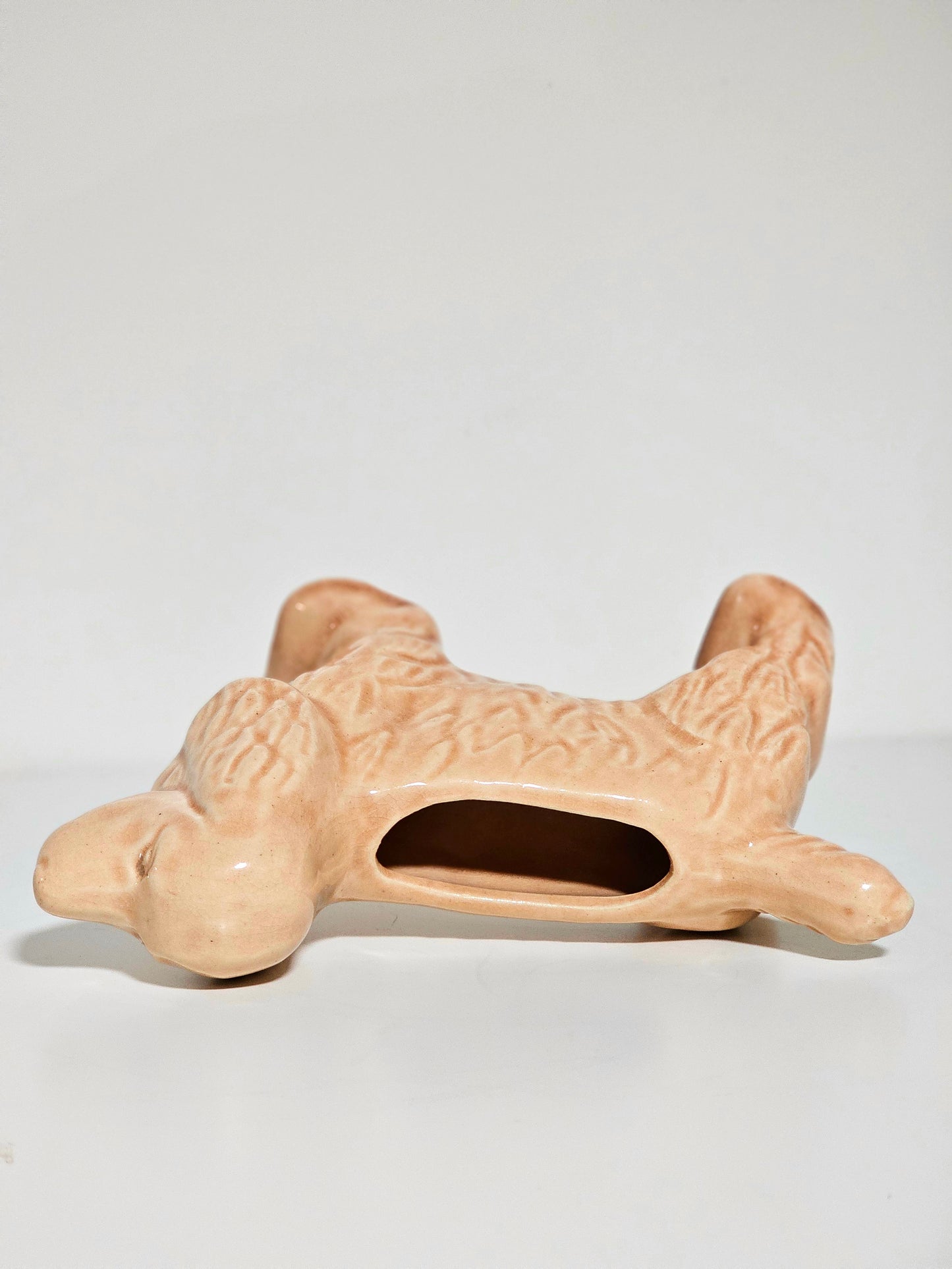 Early American Pottery Ceramic Cocker Spaniel Planter