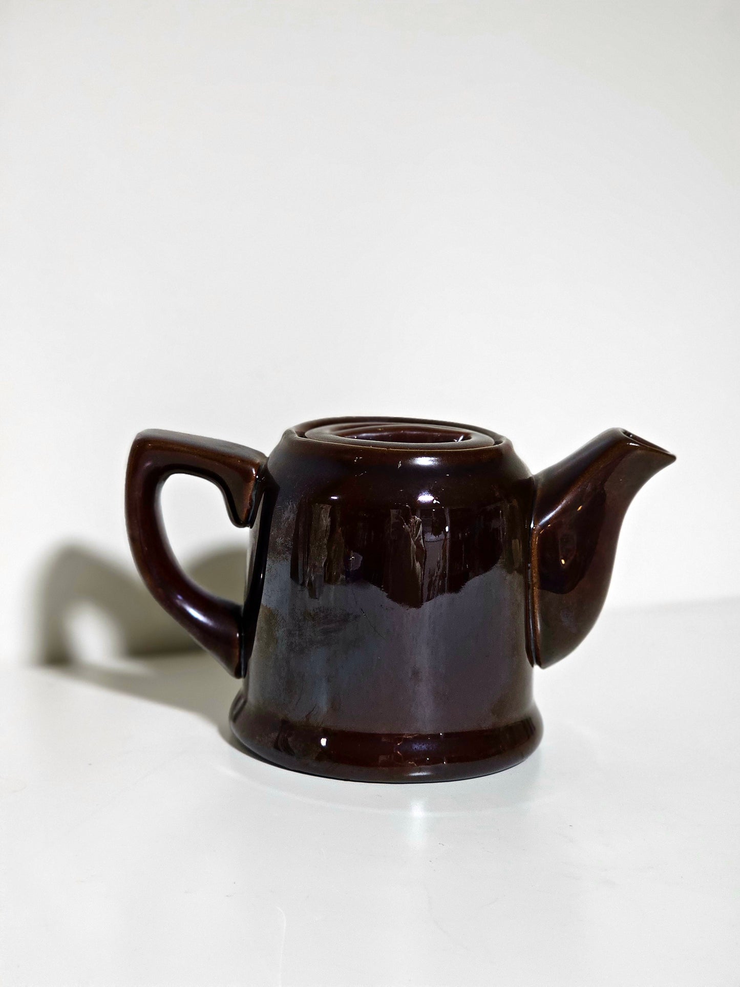Red Clay Brown Glazed Teapot