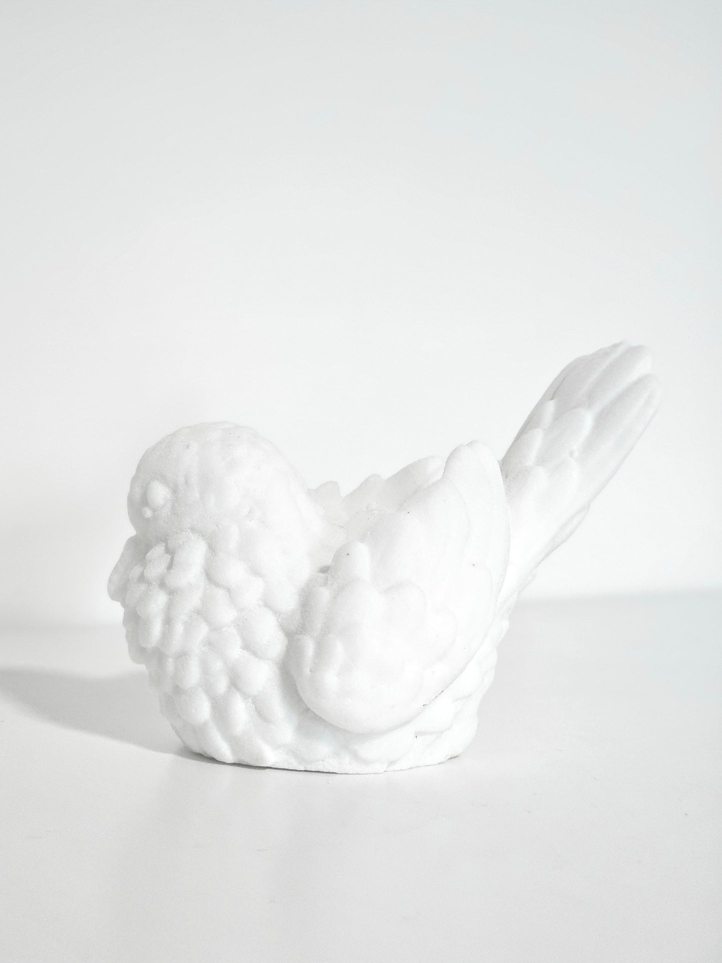 Santini Alabaster Dove Candleholder