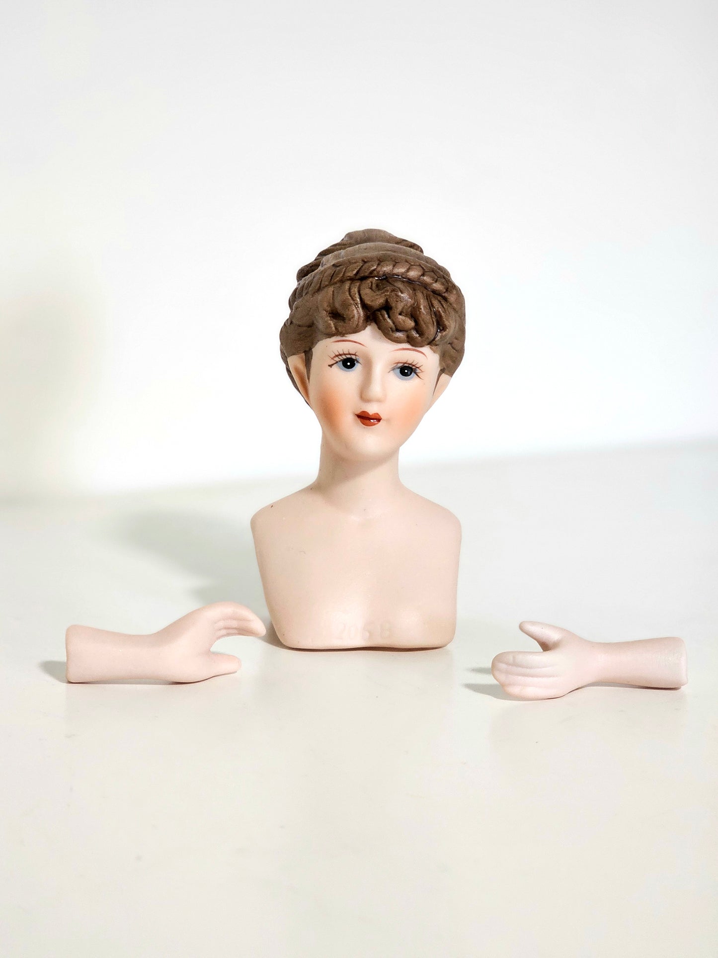 1993 Porcelain Doll Bust & Arms