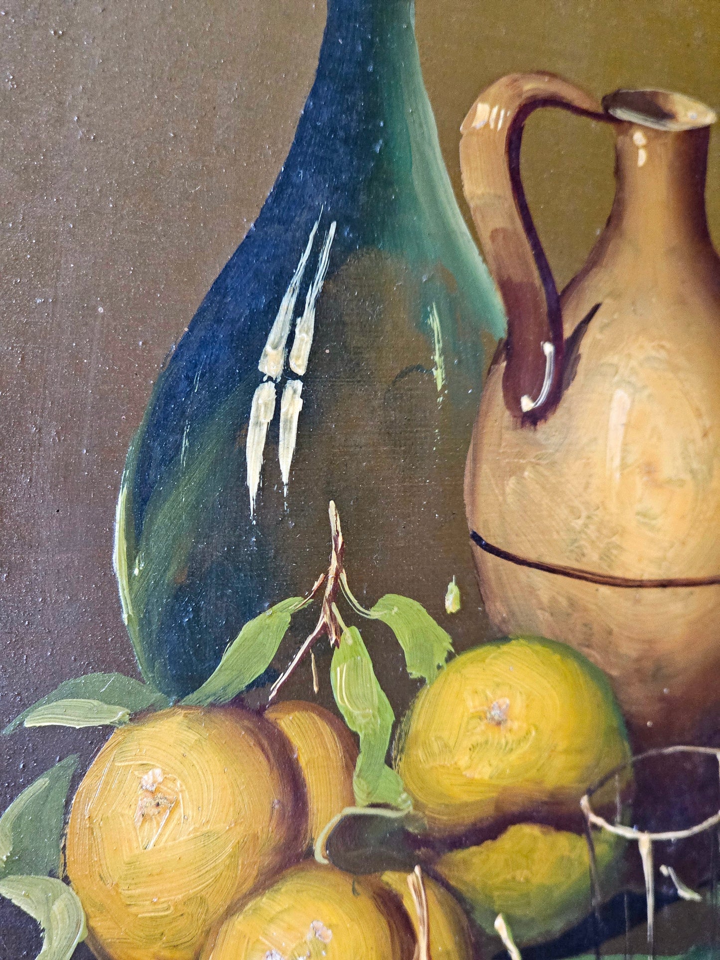 Italian Still Life Oil on Board
