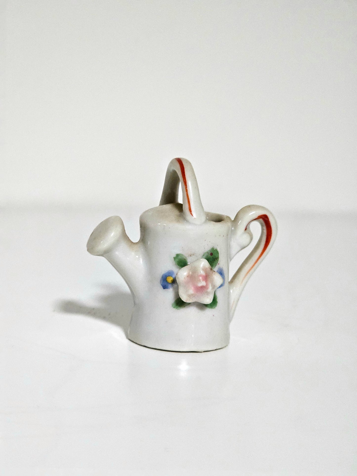 Miniature Porcelain Watering Can Planter