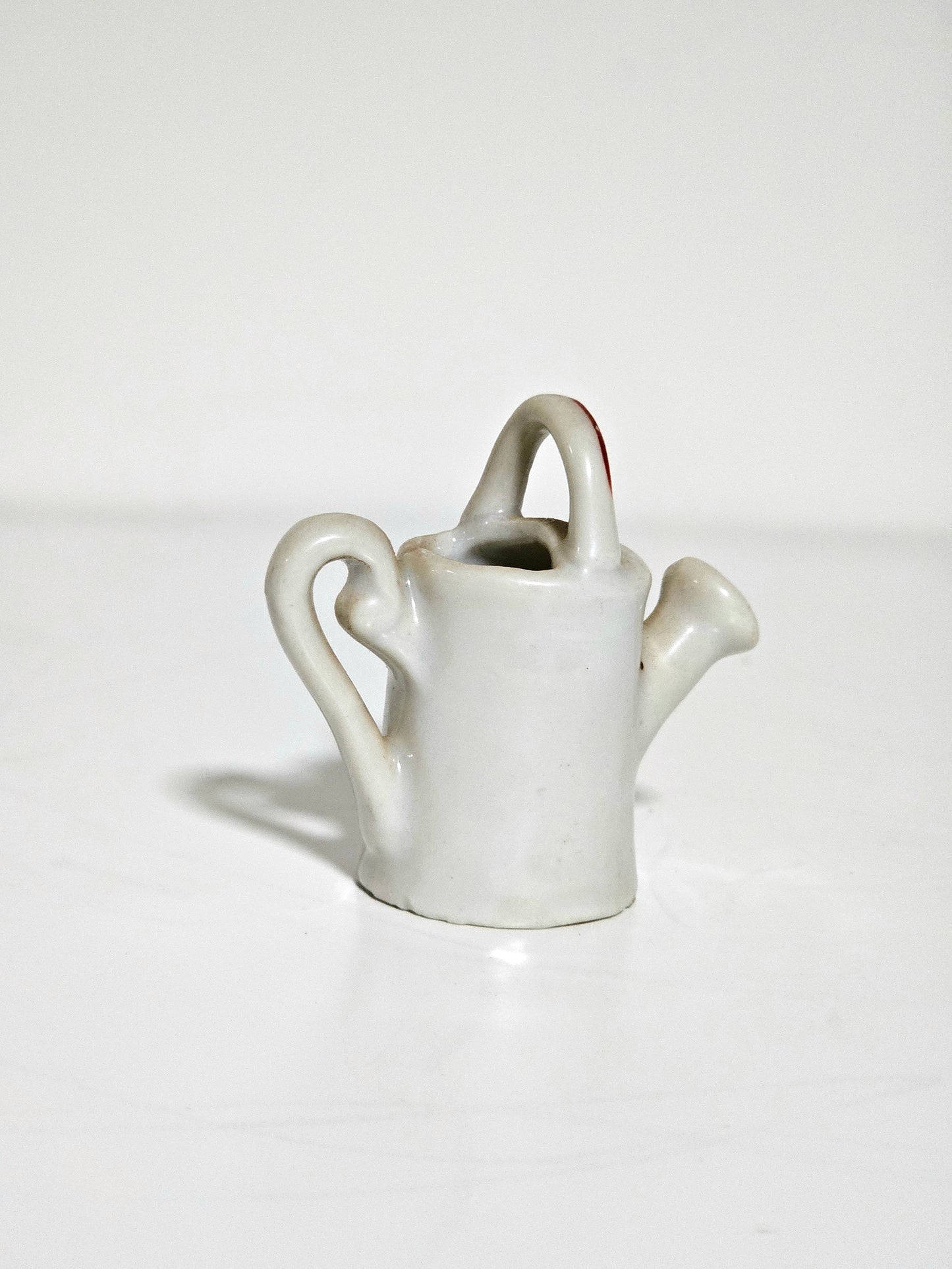 Miniature Porcelain Watering Can Planter