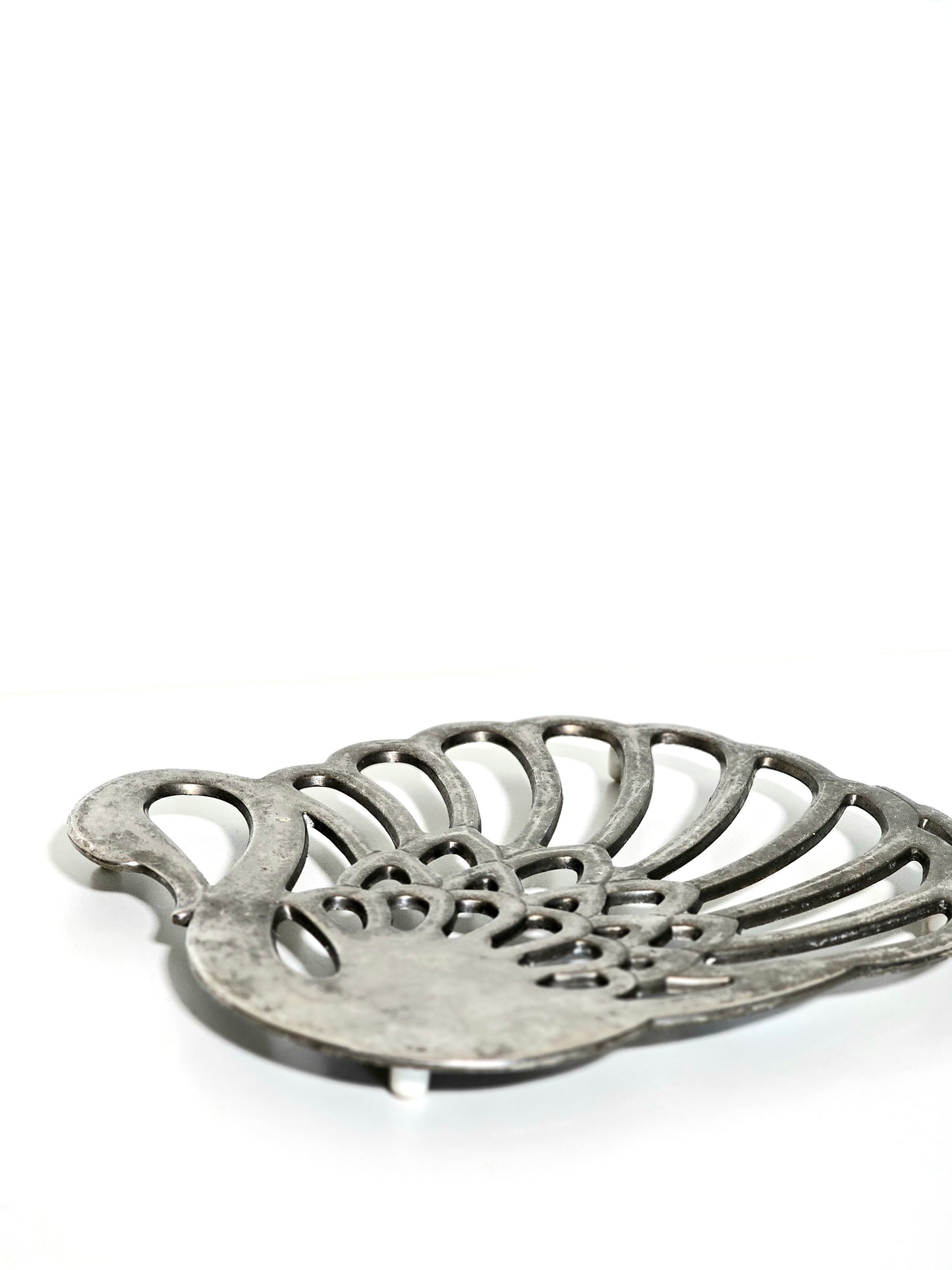 Japanese Silverplated Swan Trivet