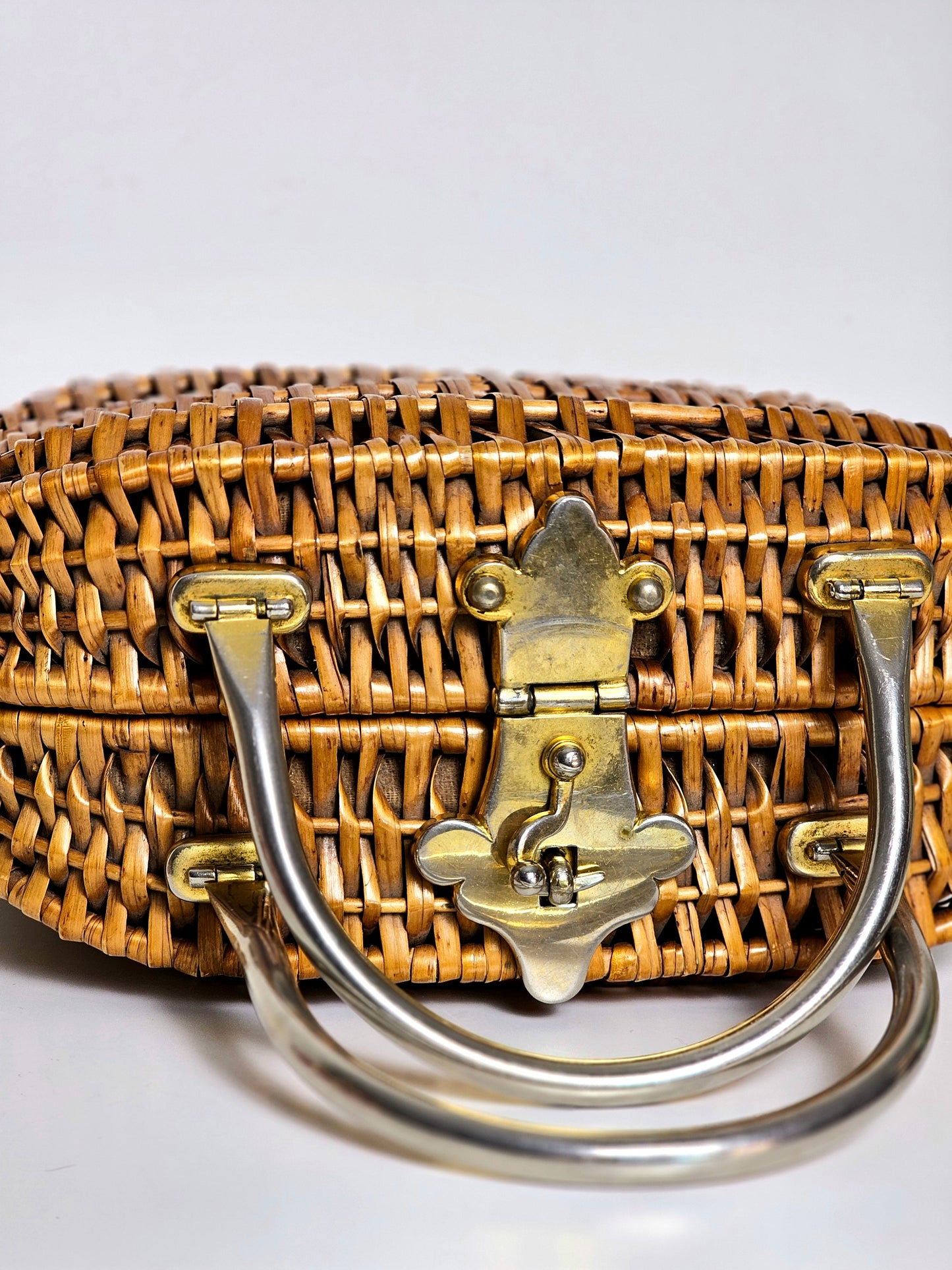 1960's Koret Oversize Wicker Purse