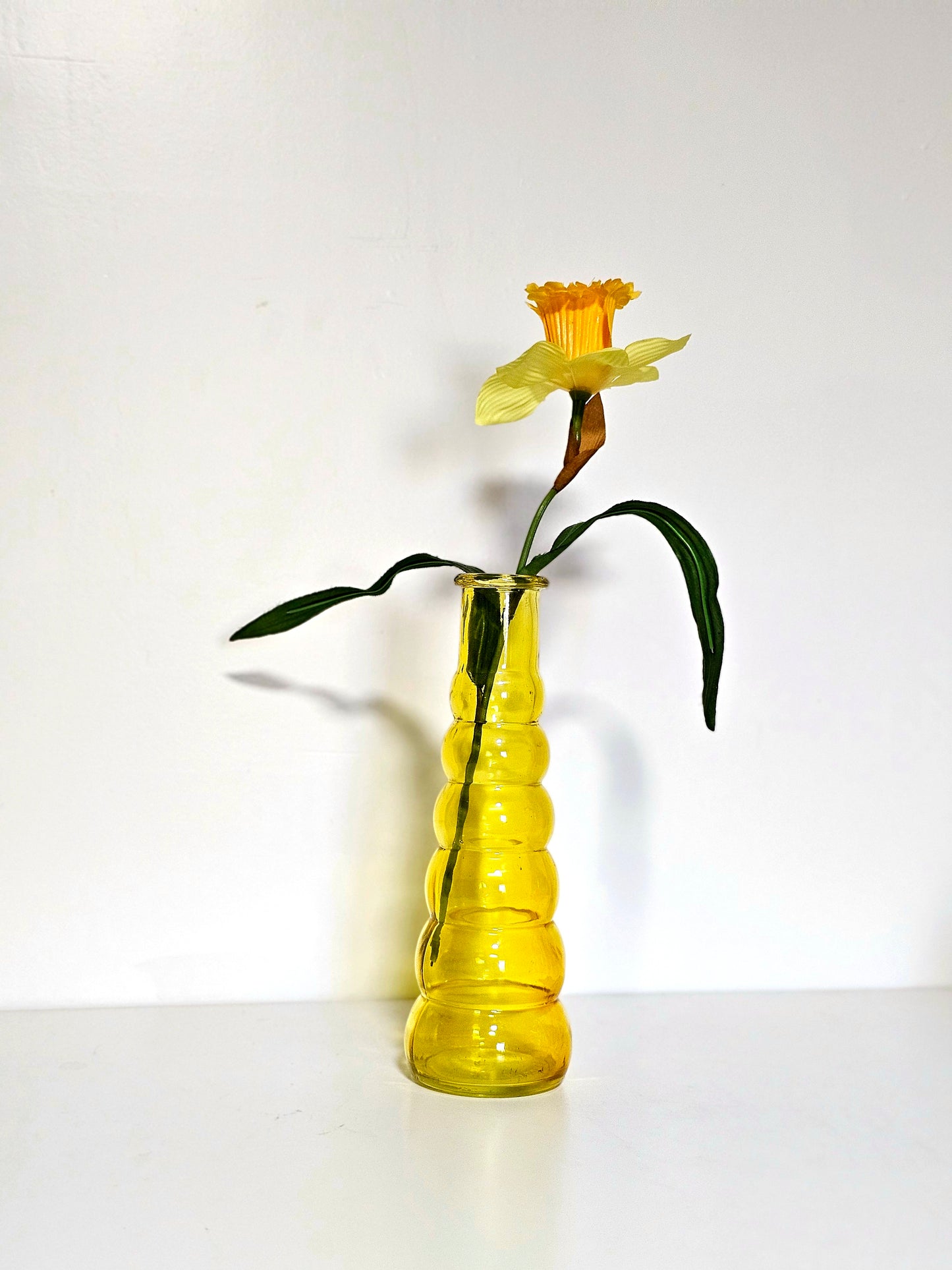 Yellow Stacked Beehive Vase