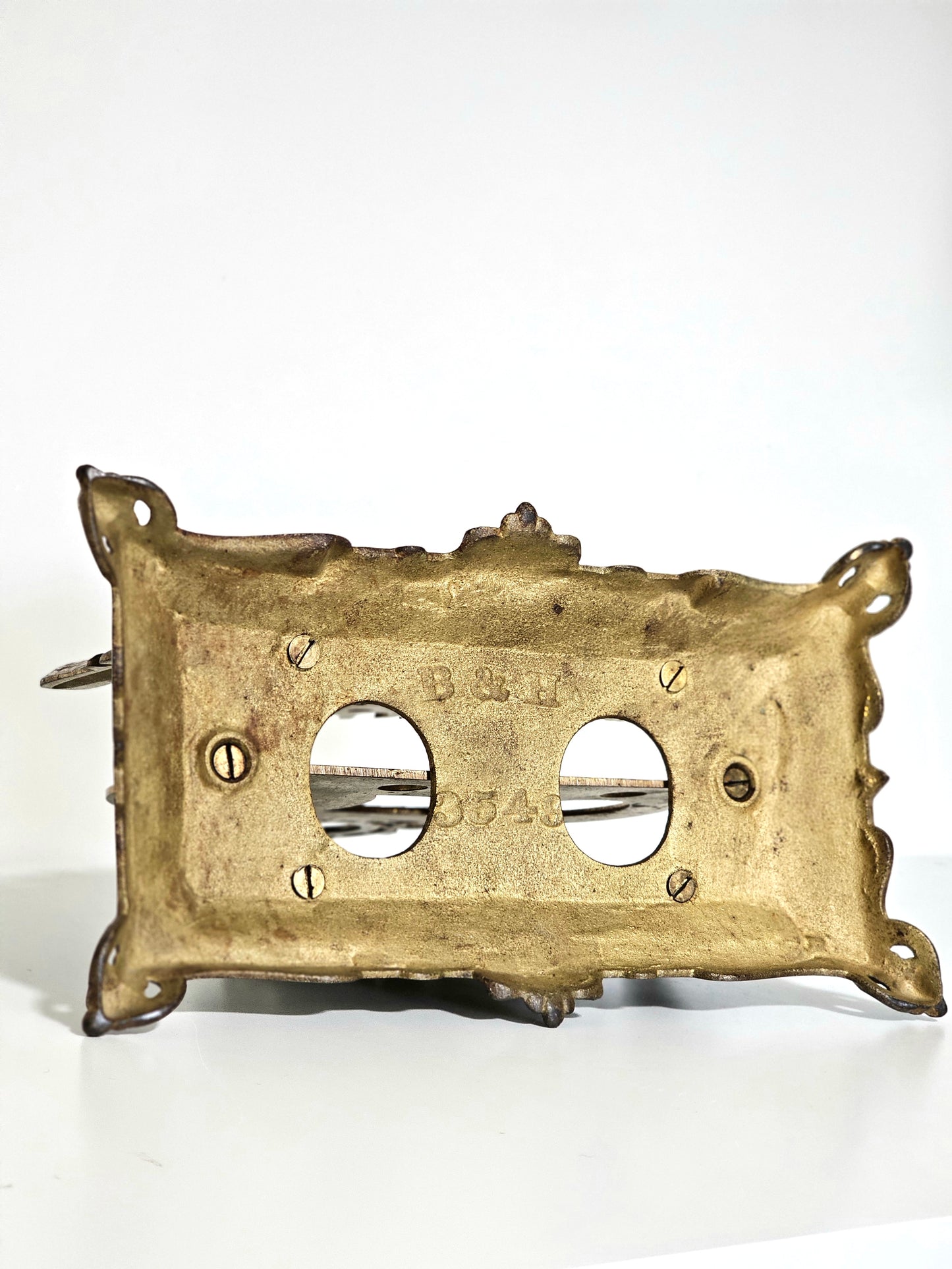 1890 Bradley & Hubbard Brass Letter Rack