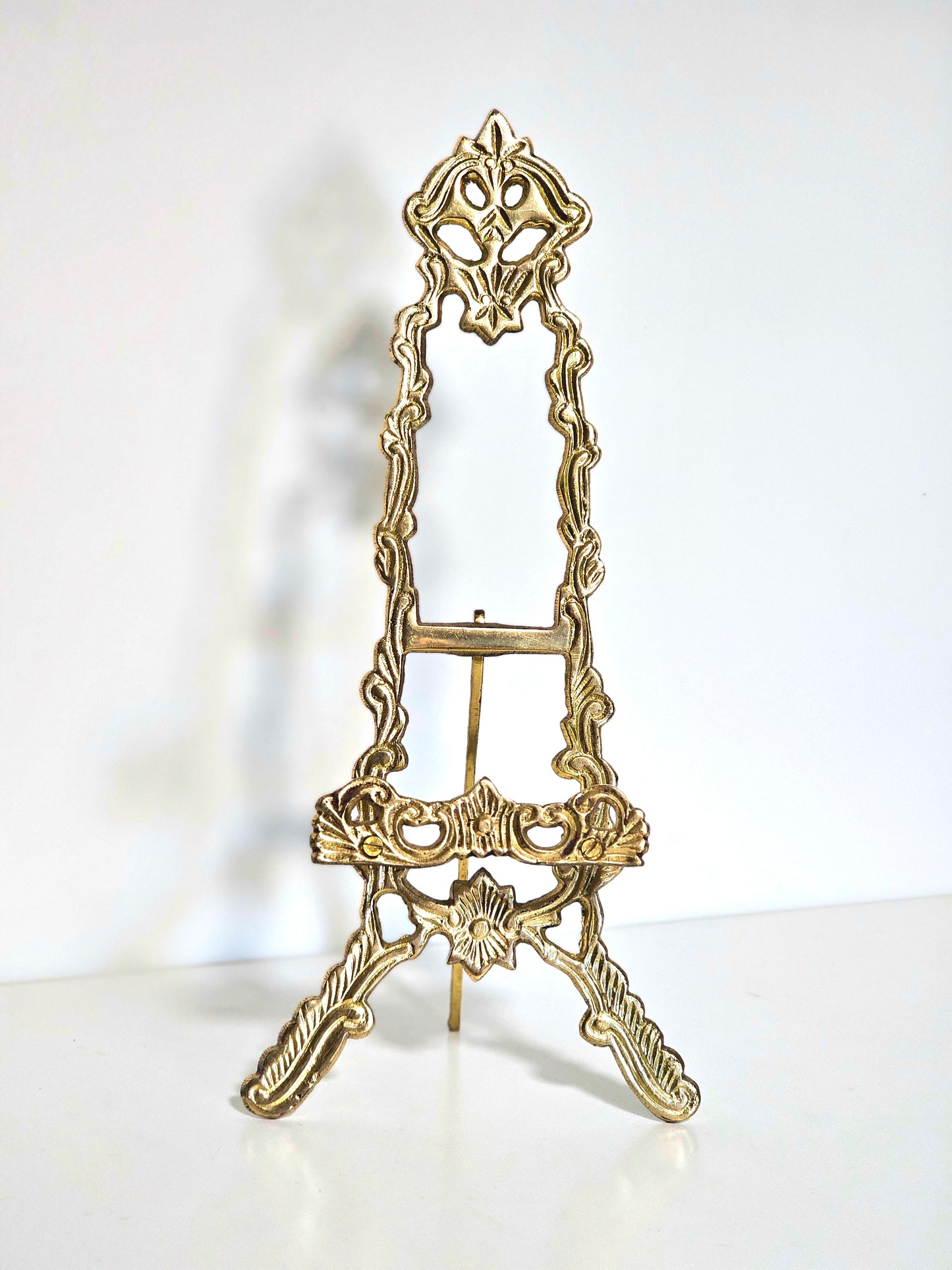 Ornate 12" Brass Easel