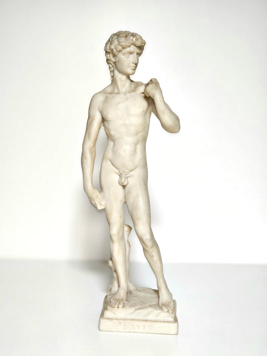 Italian Alabaster Resin Statuette of 'David'