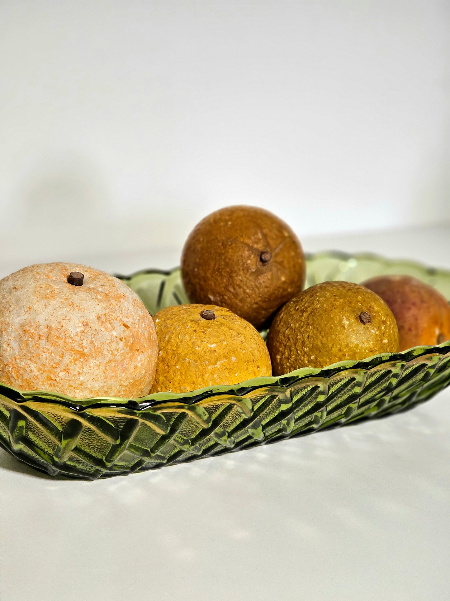 Antique Alabaster Handmade Fruits