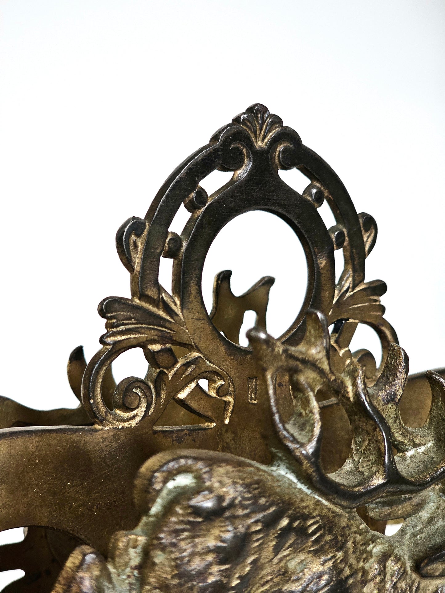 1890 Bradley & Hubbard Brass Letter Rack