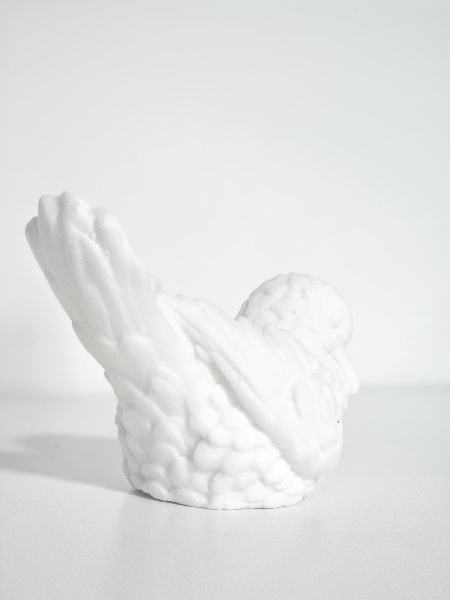 Santini Alabaster Dove Candleholder