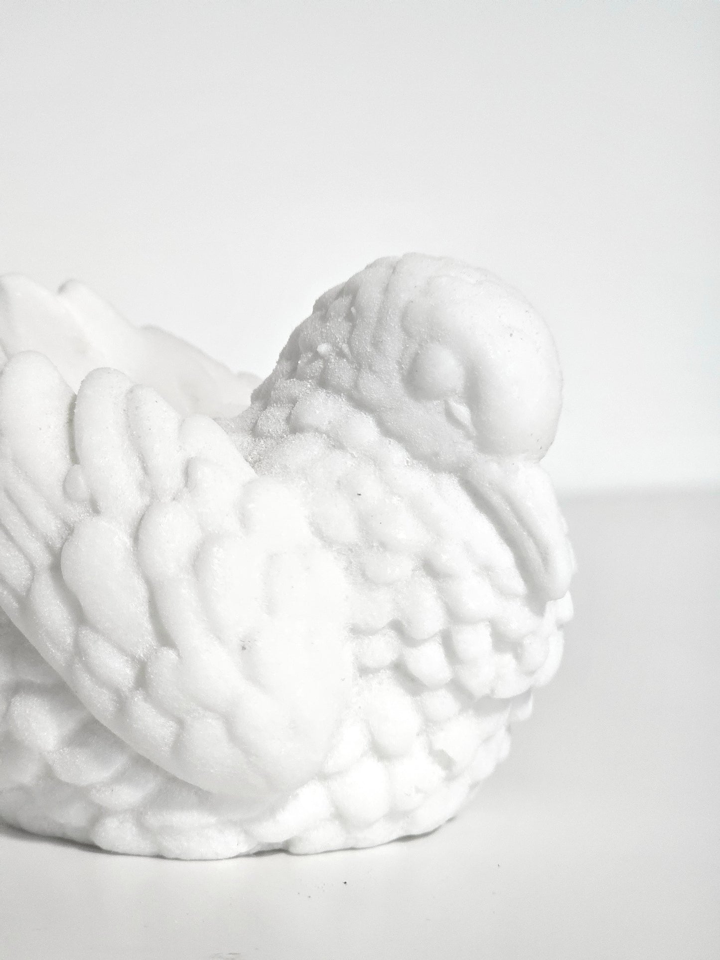 Santini Alabaster Dove Candleholder