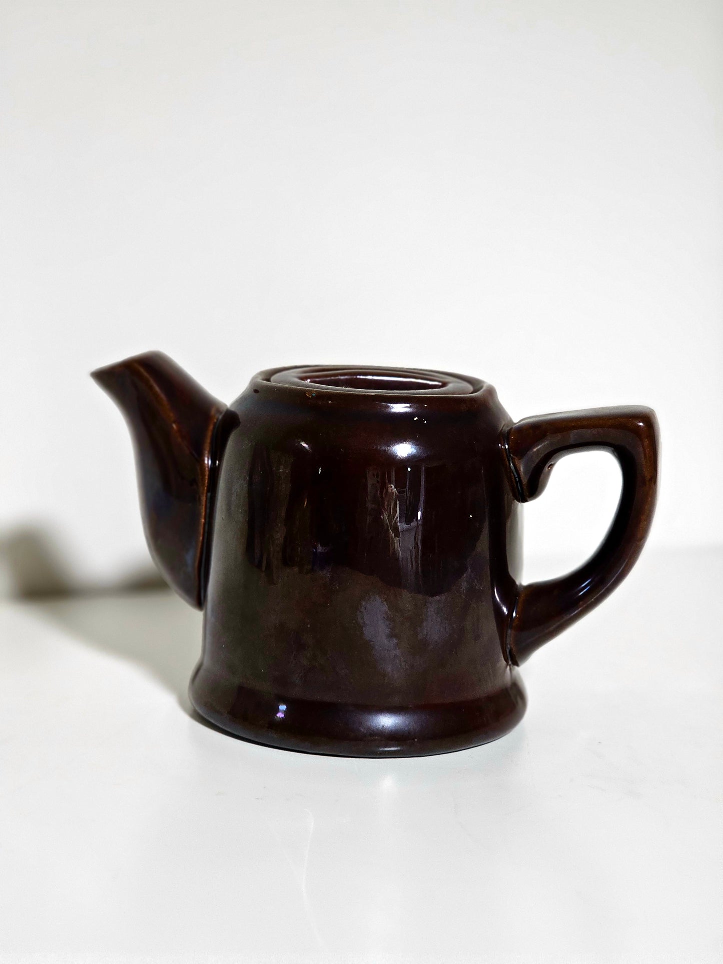 Red Clay Brown Glazed Teapot