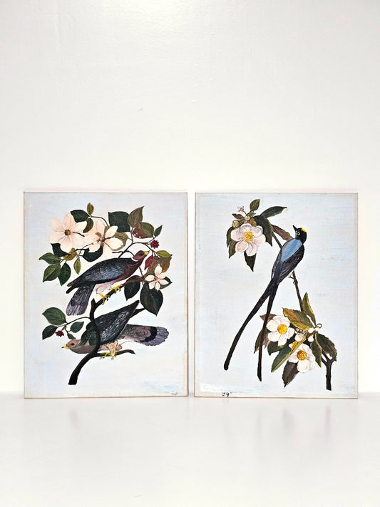 Audubon Rendition Paintings Pair