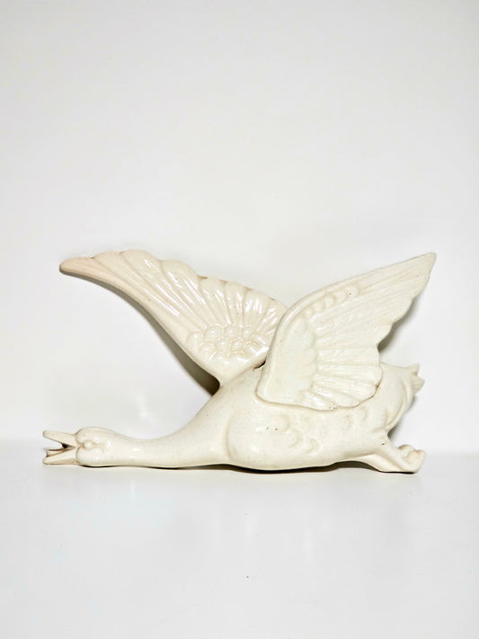 Ceramic Swan Wall Hanger Planter