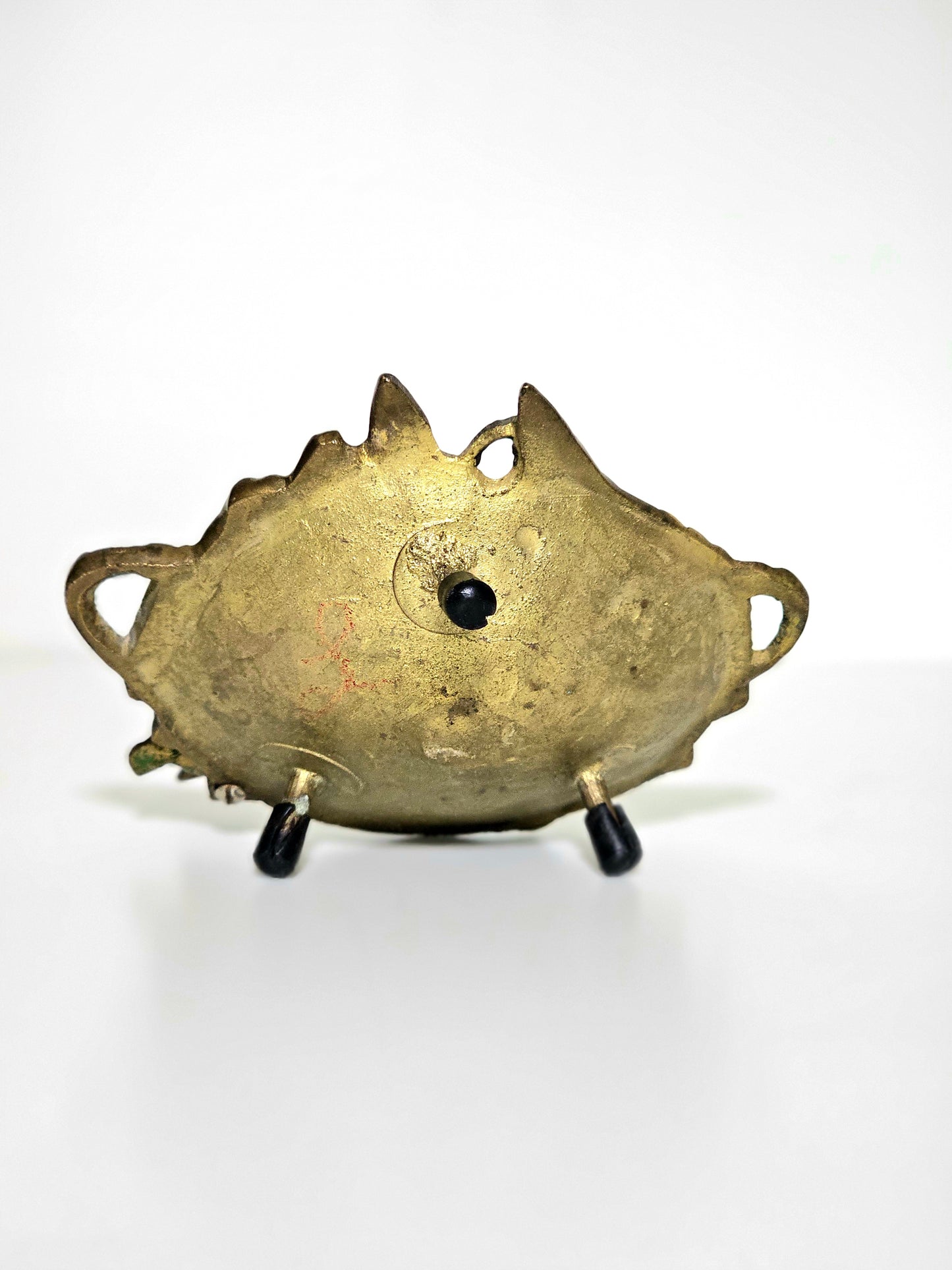 Ornate Brass Birdbath Ashtray