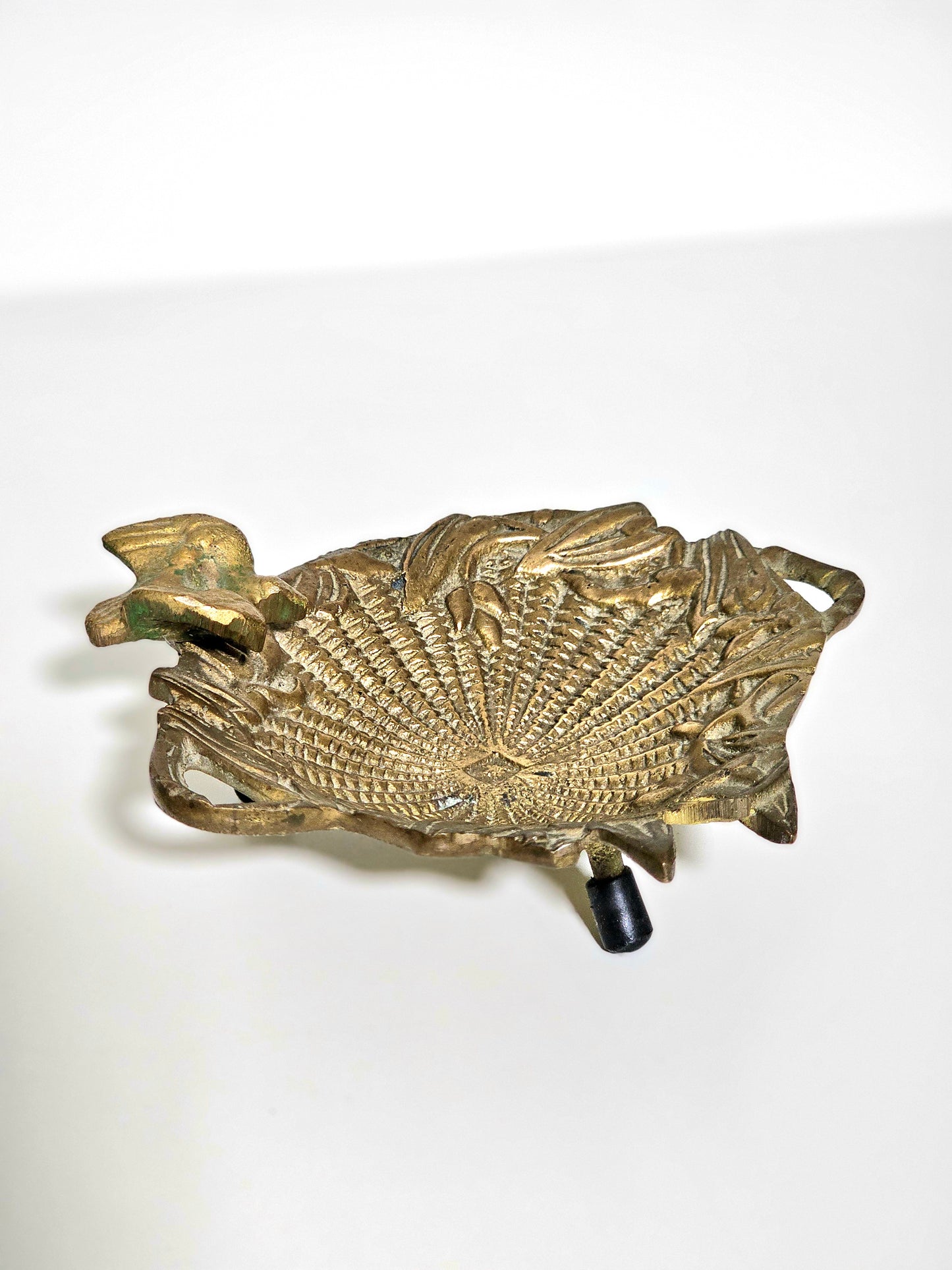 Ornate Brass Birdbath Ashtray