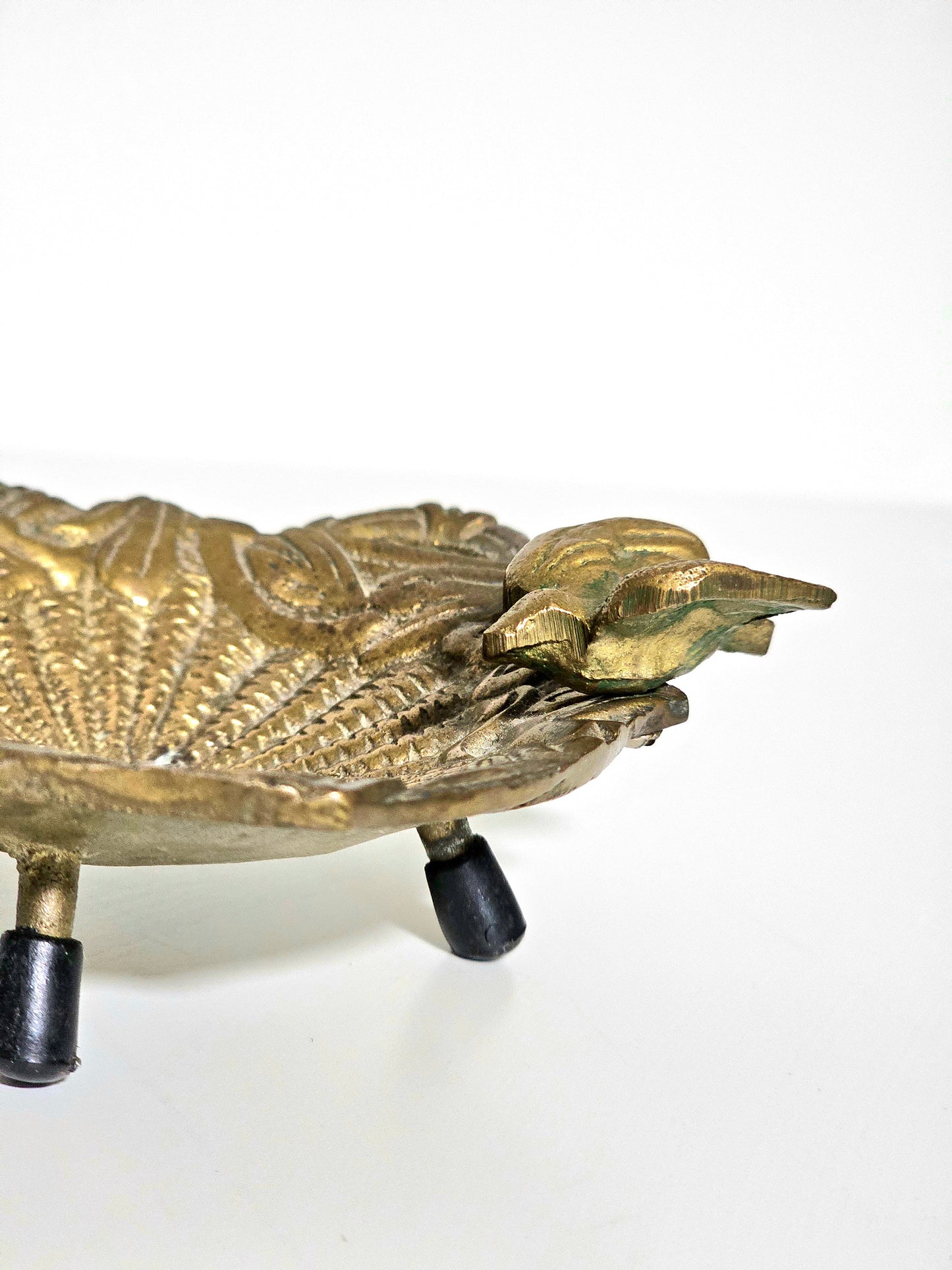 Ornate Brass Birdbath Ashtray