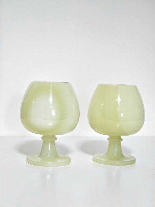 1960's Alabaster Goblets