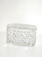 Heavy Diamond Cut Crystal Box