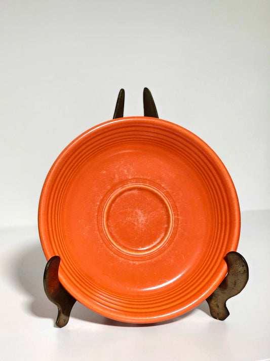 ☢️ Geniune "Radioactive Red" Fiestaware Saucer